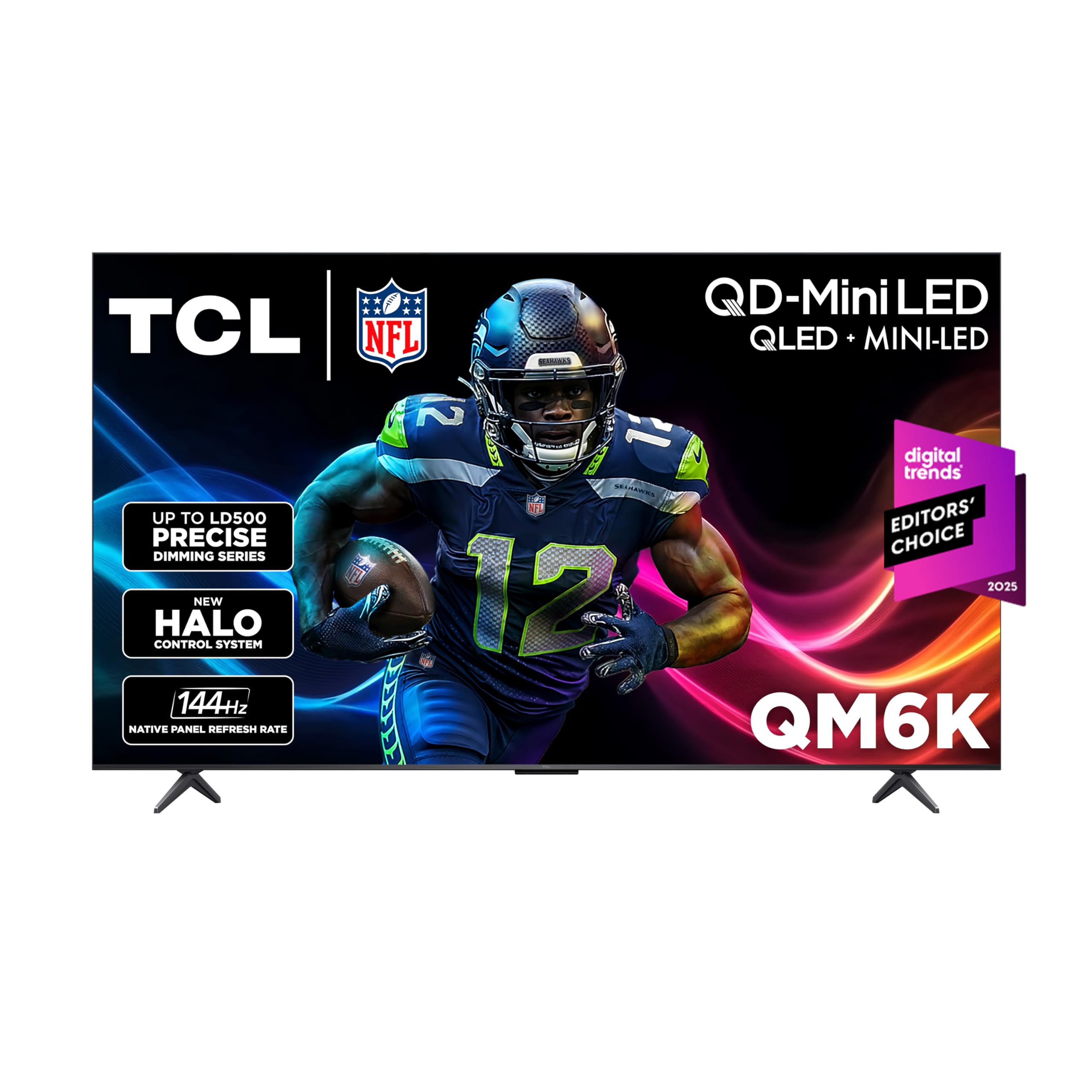 TCL 85 Inch Class QM6K Series | Mini LED QLED 4K HDR | 85QM6K, 2025 Model | 120HZ-144HZ High Brightness Smart Google TV Dolby At