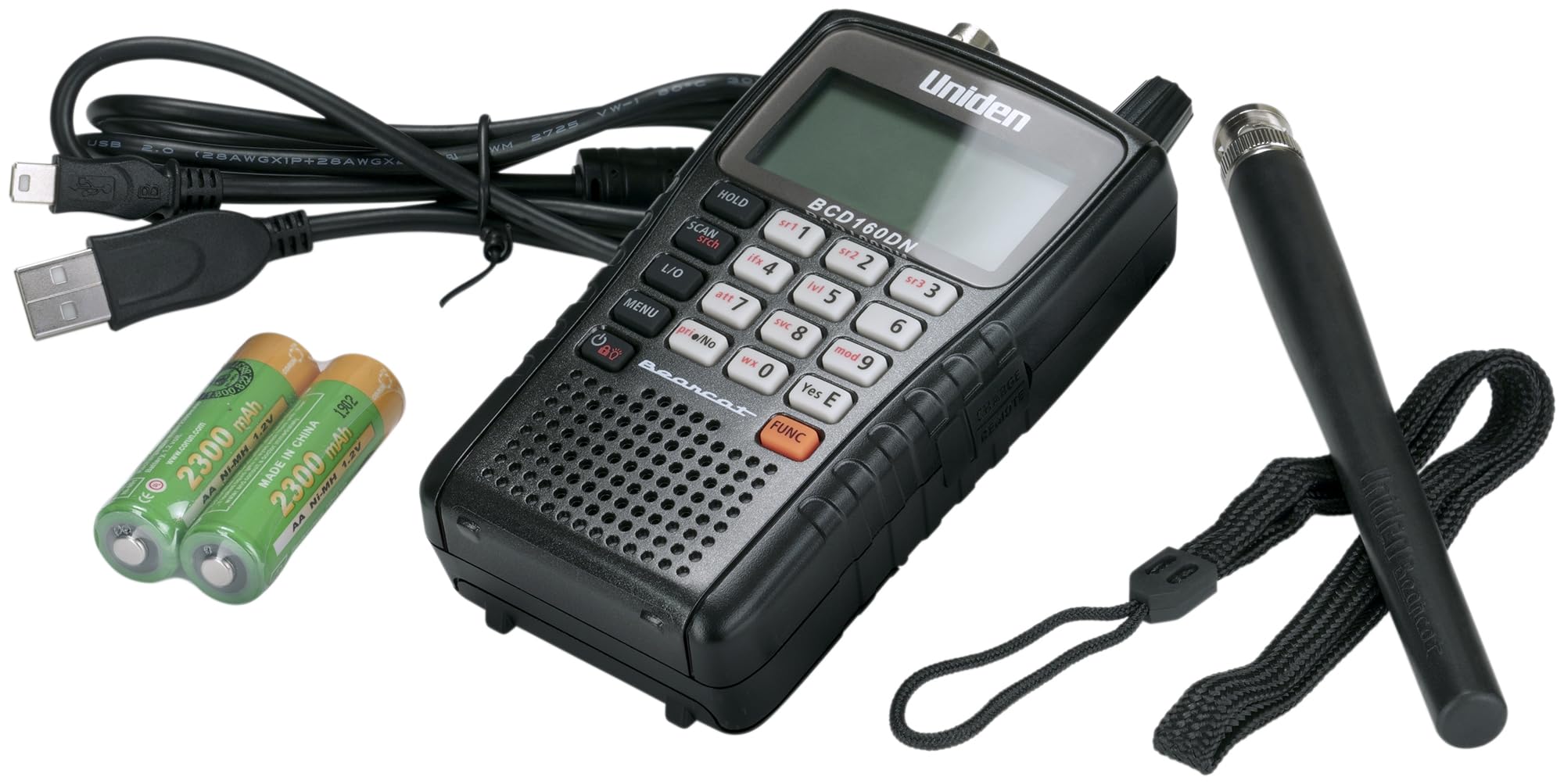 Uniden Bearcat Bcd160Dn Handheld Digital Scanner, Exclusive Features, Band Scope Rapid System/Channel Number Tagging, Narrow Ban