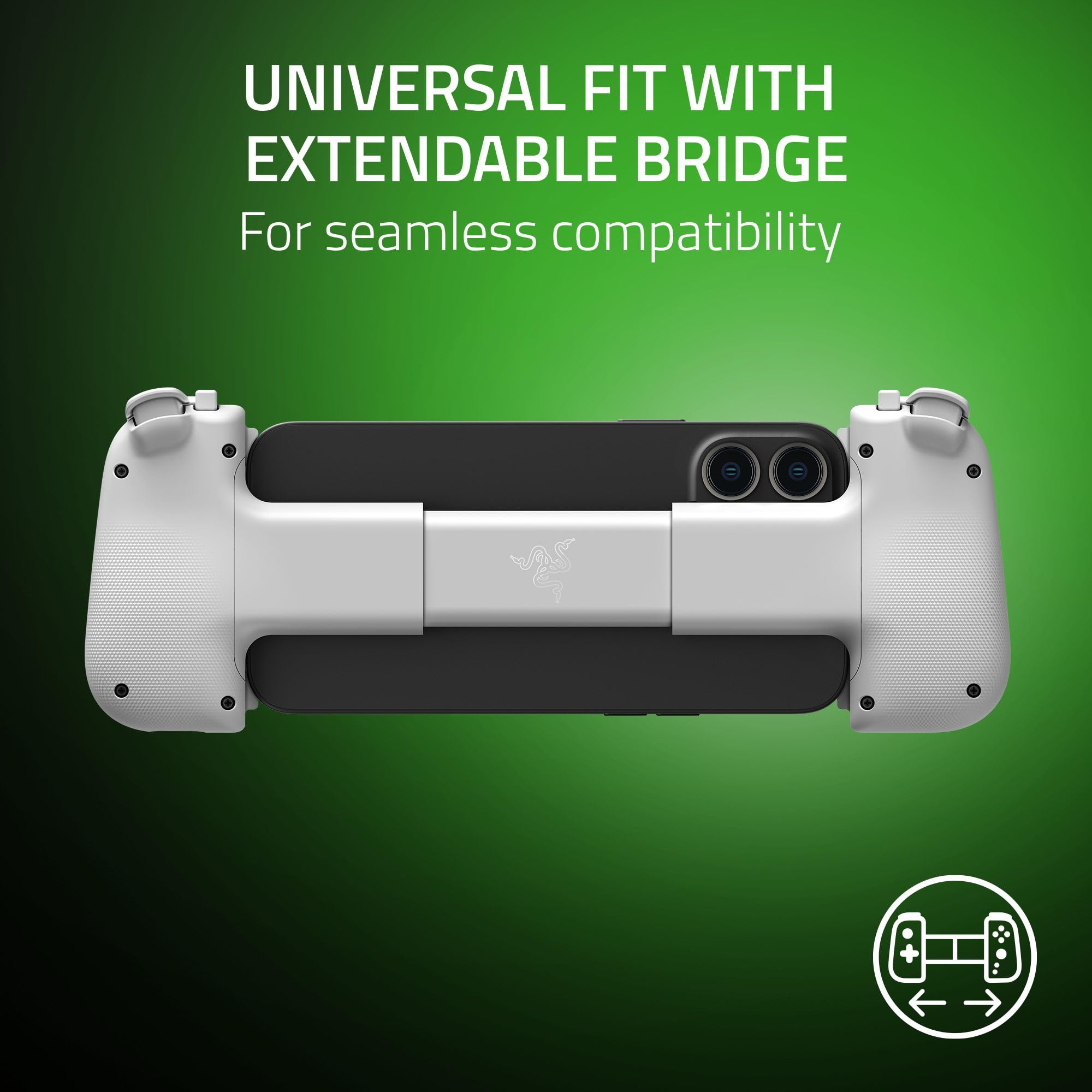 Razer Kishi V2 Mobile Gaming Controller For Iphone (Lightning) Xbox Edition: Console Quality Controls - Universal Fit - Stream P