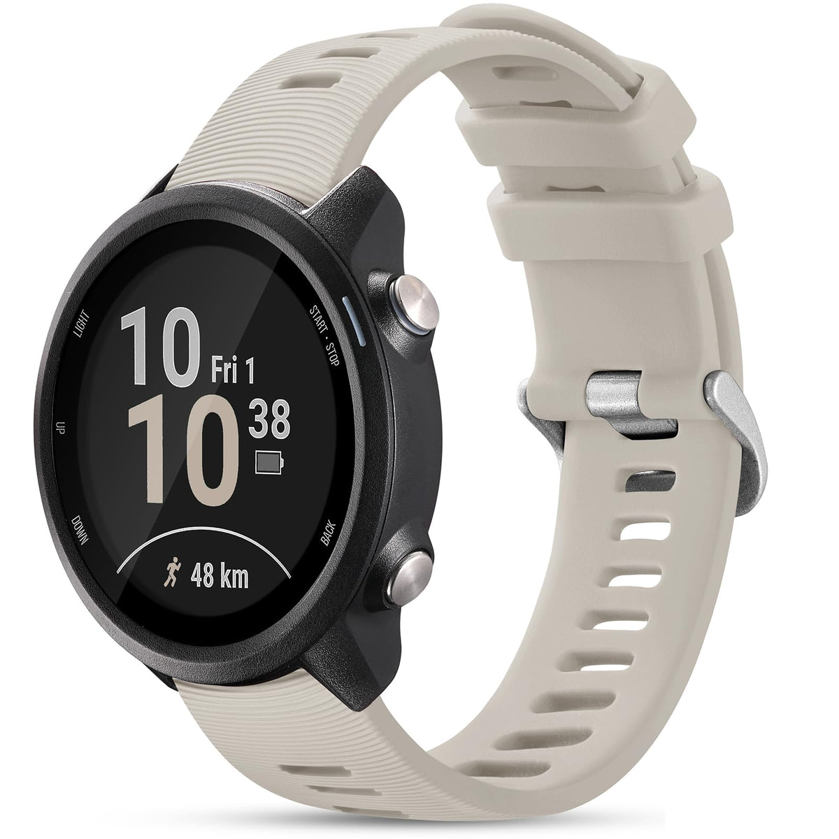 Geak Compatible With Garmin Forerunner 245/645/55 Watch Band, 20Mm Sport Strap Compatible With Garmin Vivoactive 5 Watch Bands/V