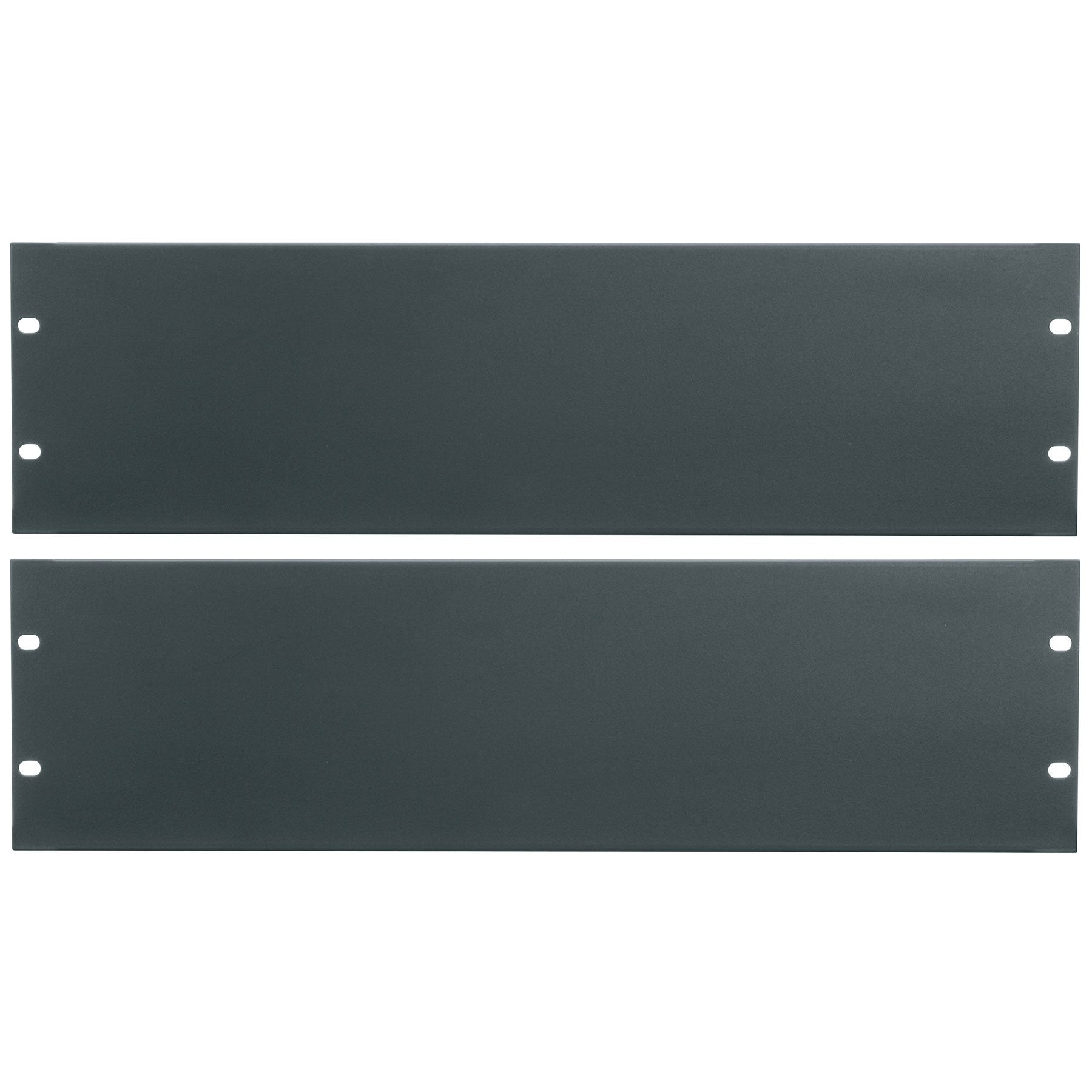 Middle Atlantic Blank Panel - Flat Black - 3U - 19 (Pack of 2) (FBPANEL-3U-2PK)