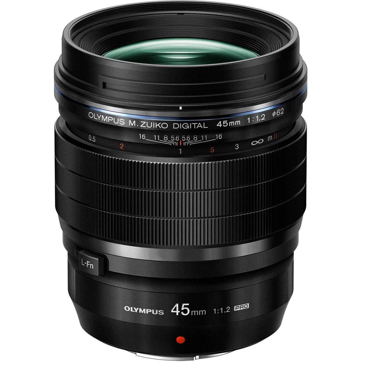 Om System Olympus M.Zuiko Digital Ed 45Mm F1.2 Pro For Micro Four Thirds System Camera, Ultra Bright F1.2 Lens, Weather Sealed D