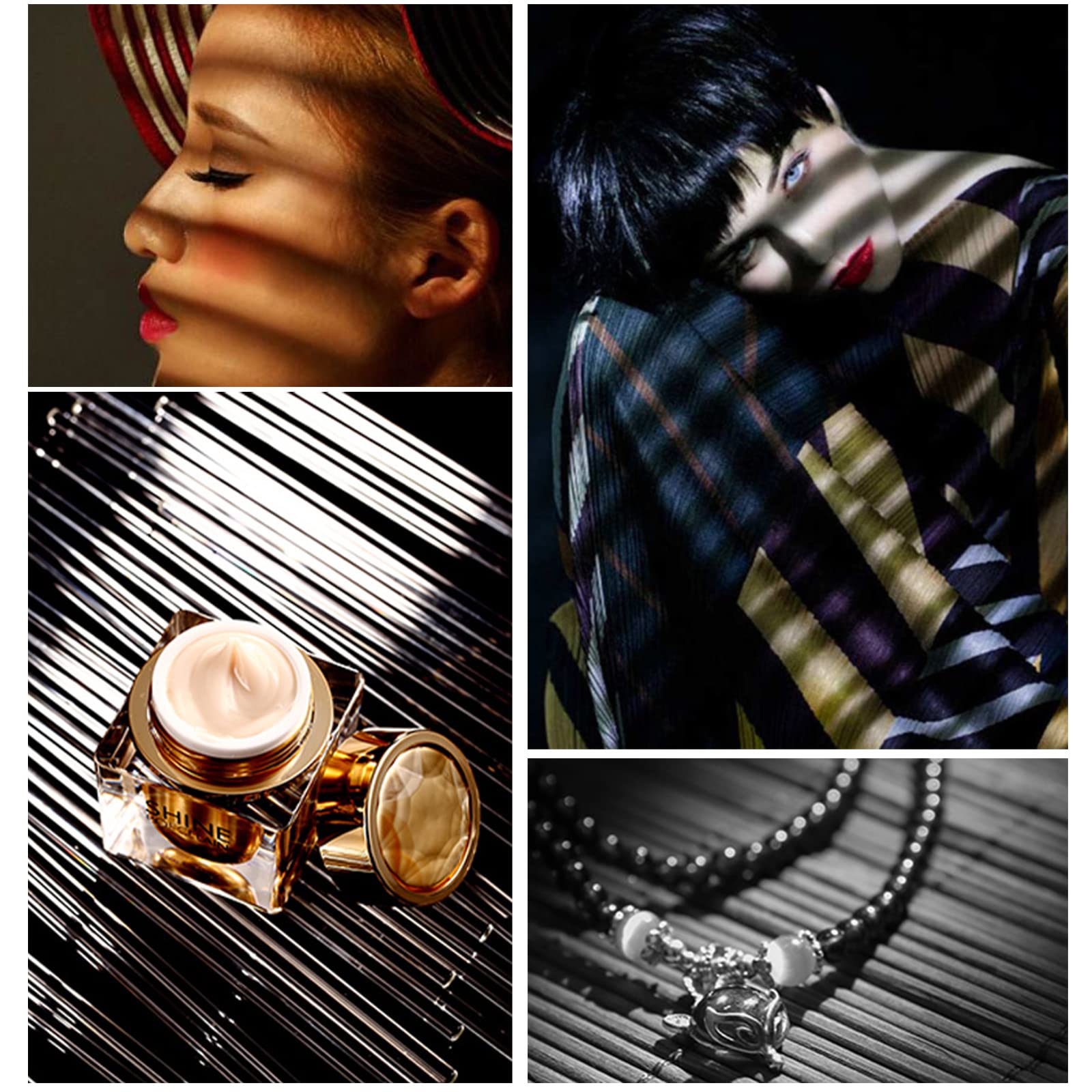 Soonpho Bowens Mount Conical Snoot Kit For Flash Speedlite/Strobe Monolight/Photography Led Light,5 Color Filters And 15 Gobos G