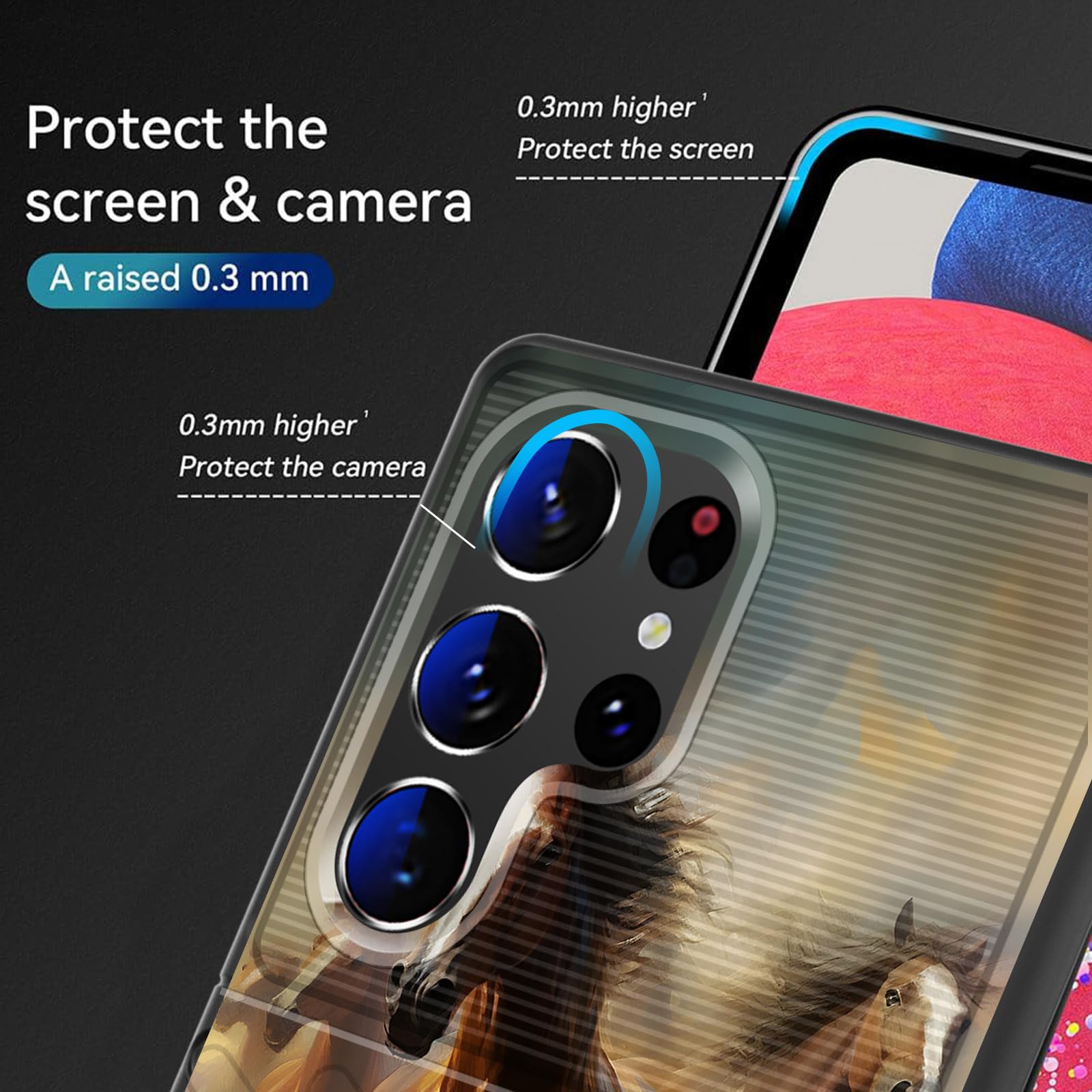 Efgwsder For Galaxy S25 Ultra Case,Shock-Absorption Flexible Tpu Rubber Protective Cell Phone Cover For Samsung Galaxy S25 Ultra