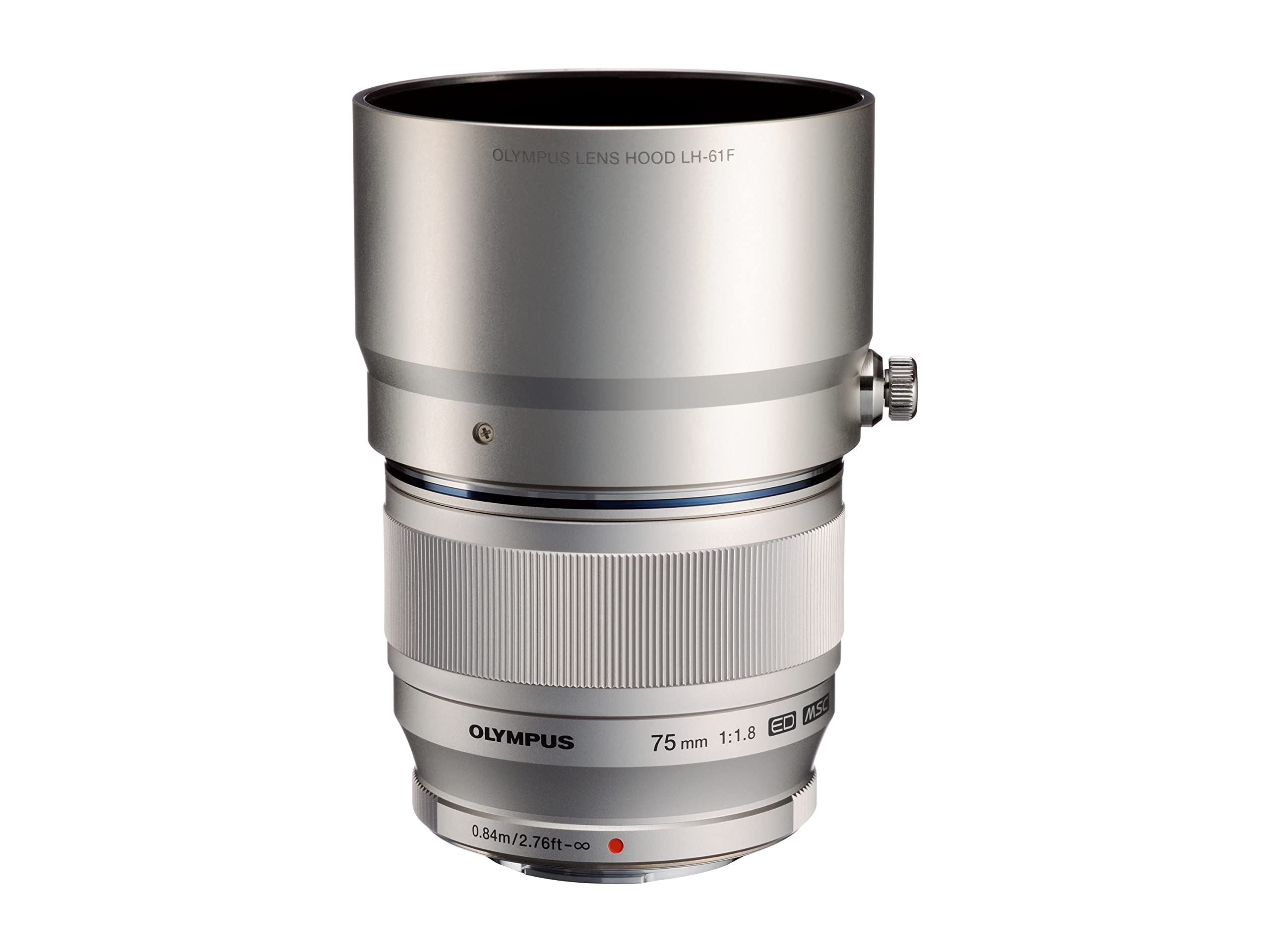 Om System Olympus M.Zuiko Digital 75Mm F1.8 Silver For Micro Four Thirds System Camera, Compact Design, Beautiful Bokeh, Bright
