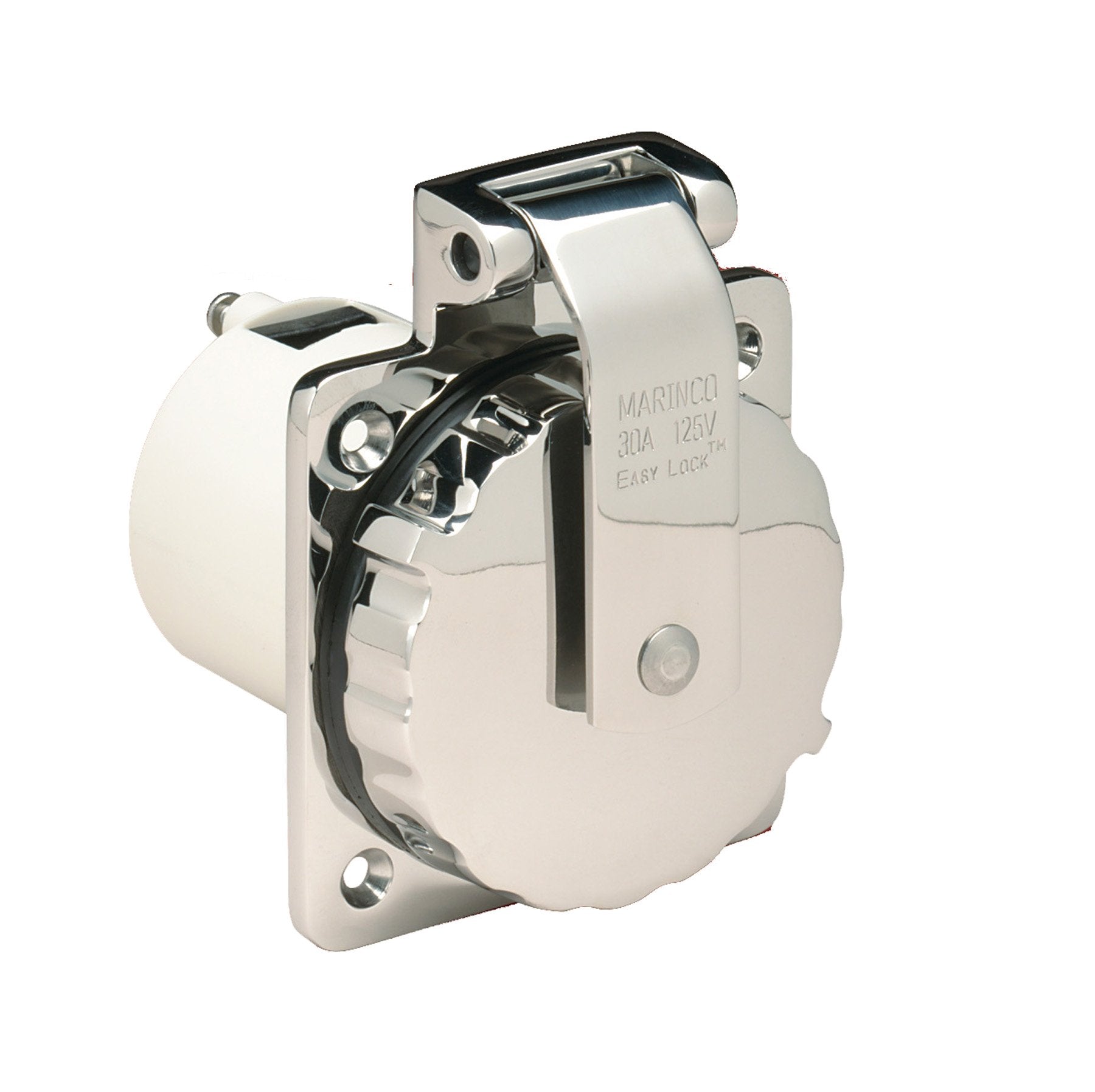 Marinco 303Ssel B Inlet, 30A 125V, Stainless Steel