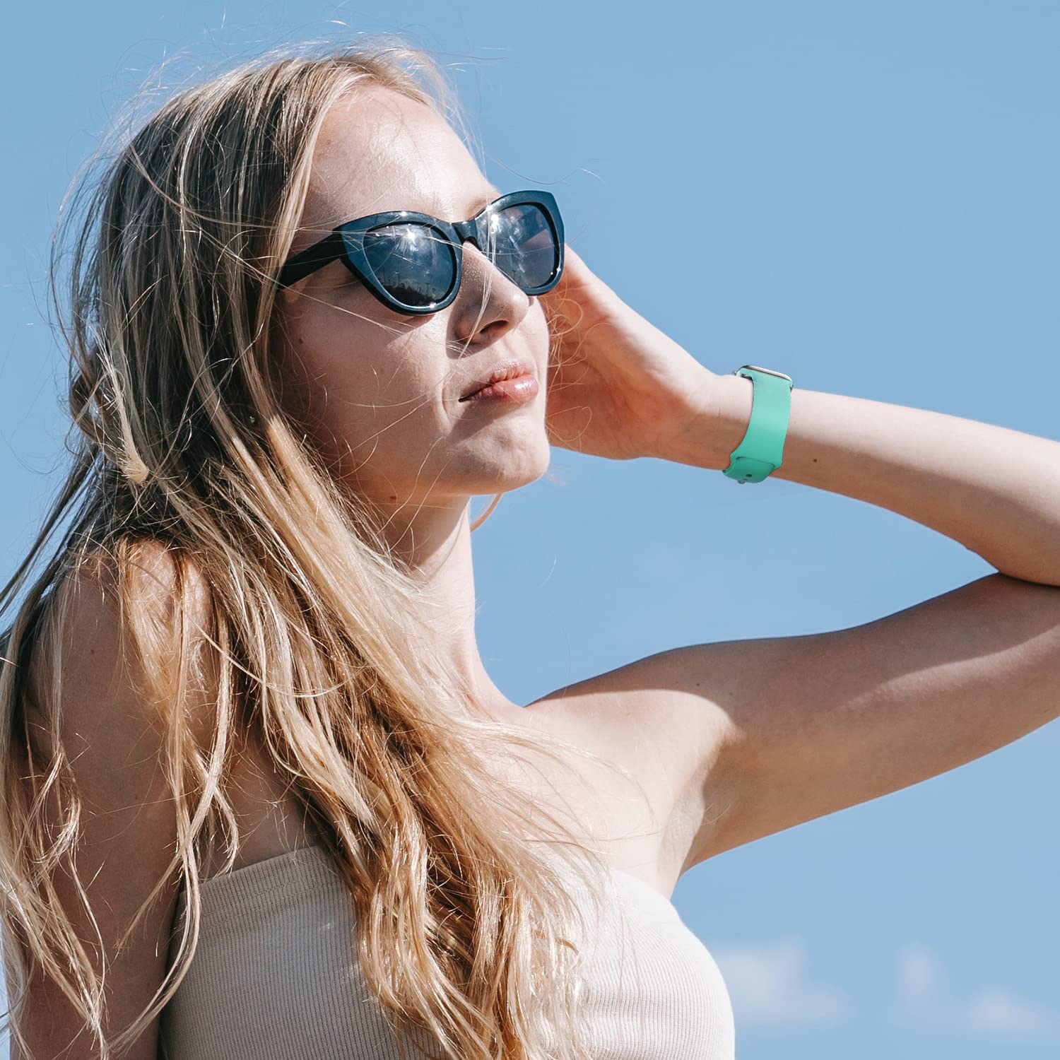 Saucyi Compatible With Apple Watch Band 41Mm 40Mm 38Mm 49Mm 45Mm 44Mm 42Mm,Soft Silicone Sport Band Replacement Strap With Class