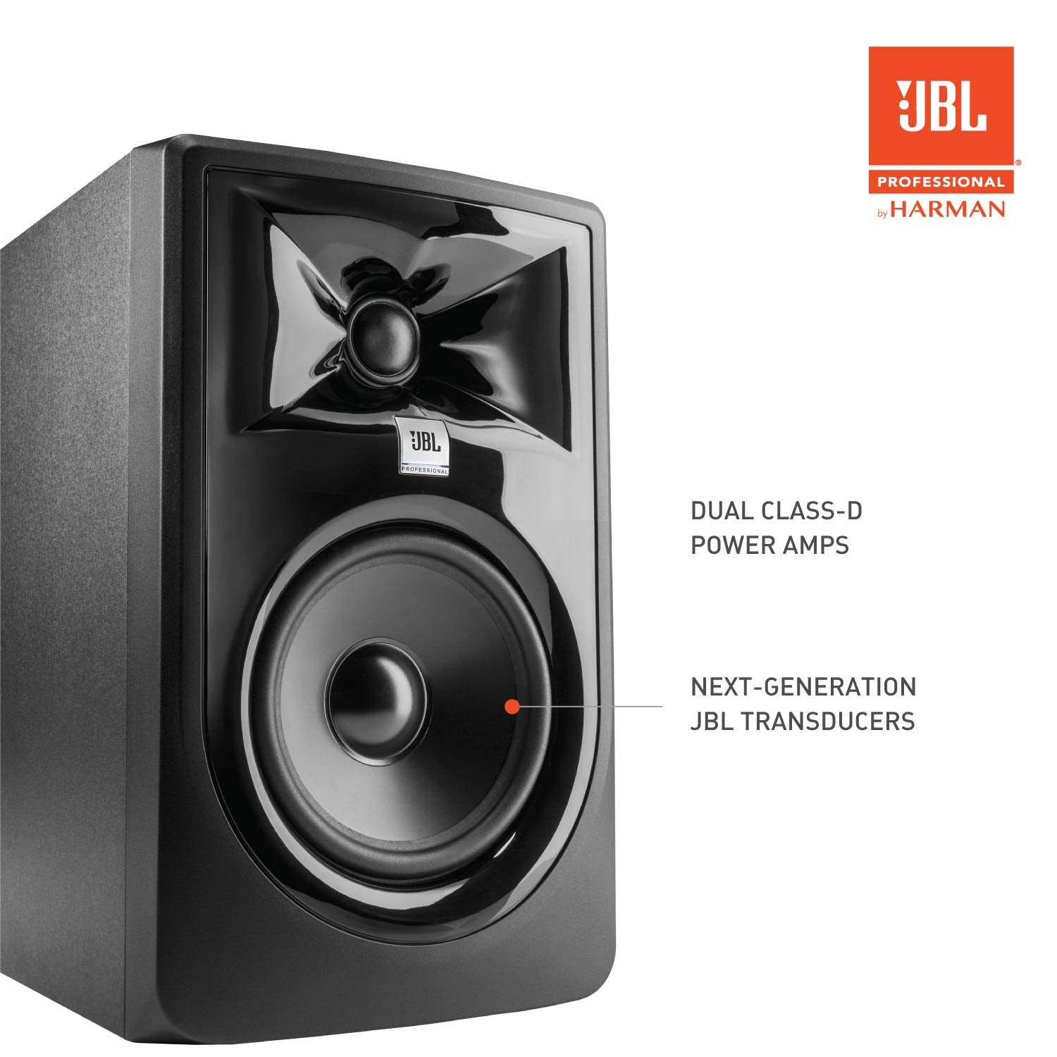 Jbl Professional 305Pmkii 5-Inch 2-Way Powered, Active Monitor Speaker For Near Field Music Production, Studio Monitor, Desktop