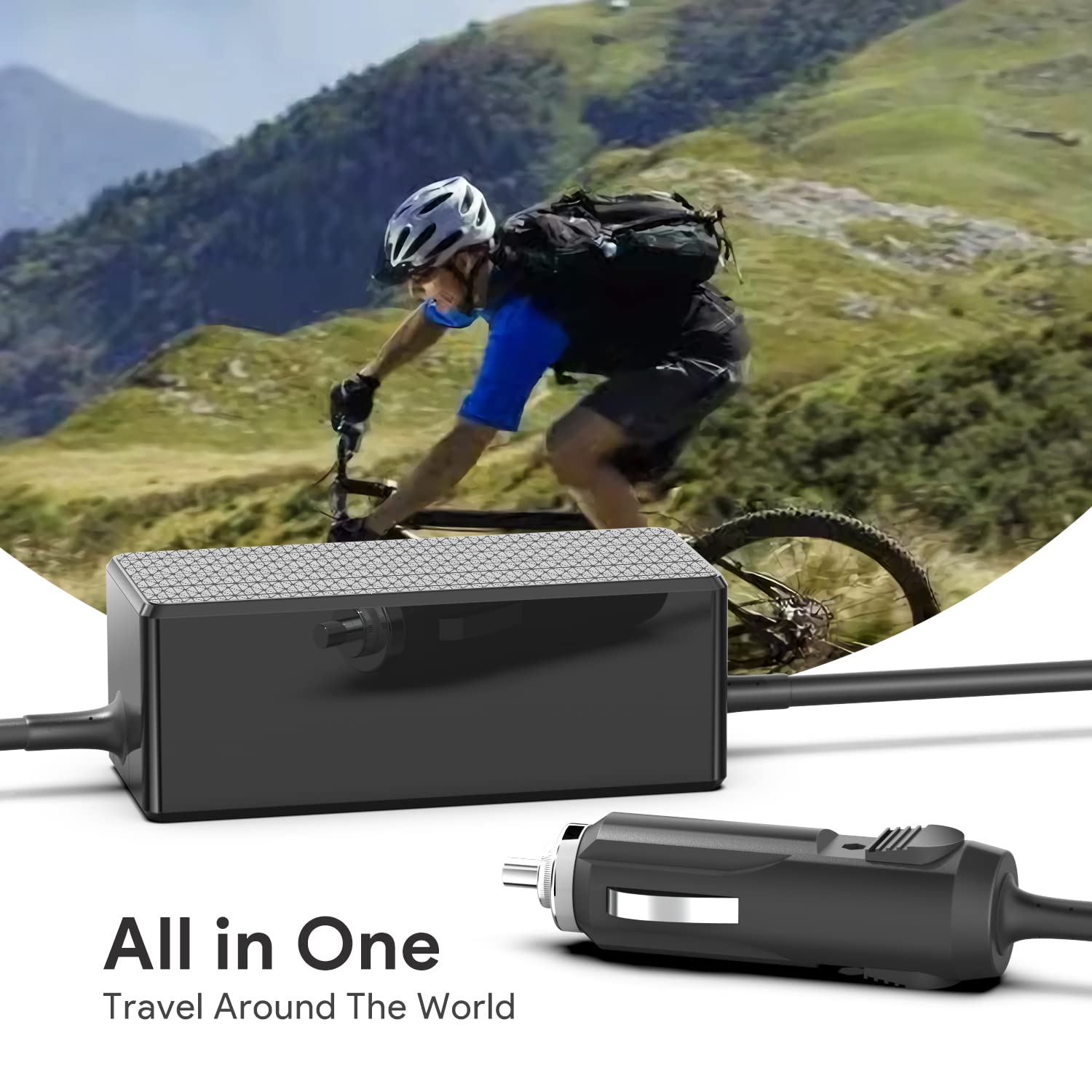 Kfd 100W Universal Car Charger 12V 24V Dc Adapter For Lenovo Ibm Hp Dell Acer Asus Msi Toshiba Lg Sony Samsung Laptop Sony Lg Soundbar Aoc Msi Monitor Tv Jbl Bose Speaker Power Station Power Supply