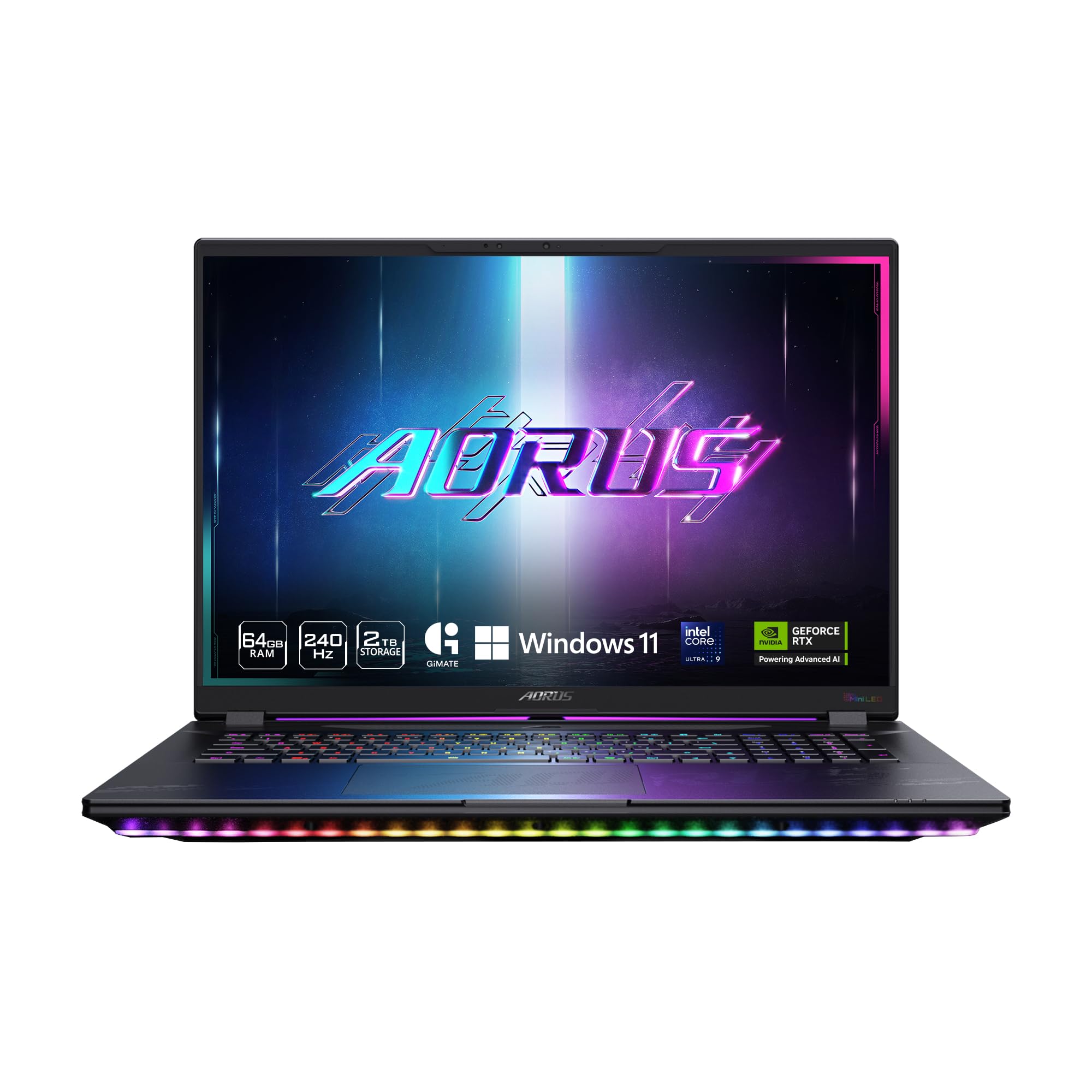 GIGABYTE AORUS Master 18 Gaming Laptop -240Hz 2560x1600 Mini-LED - Manufactured by NVIDIA GeForce RTX 5090 - Intel Core Ultra 9