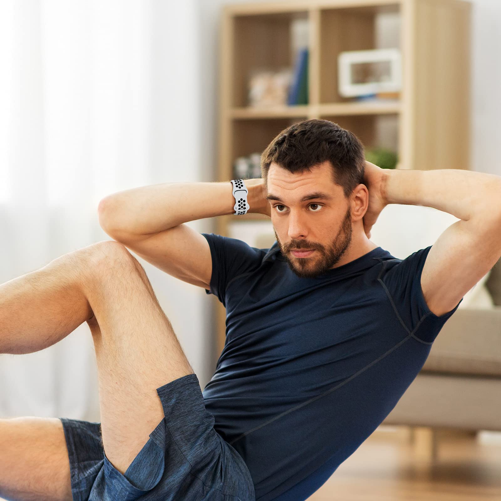 Adorve For Apple Watch Band 49Mm 45Mm 44Mm 42Mm For Women Men Girls, Cute 4 Pack Soft Silicone Sport Wrist Strap Compatible With