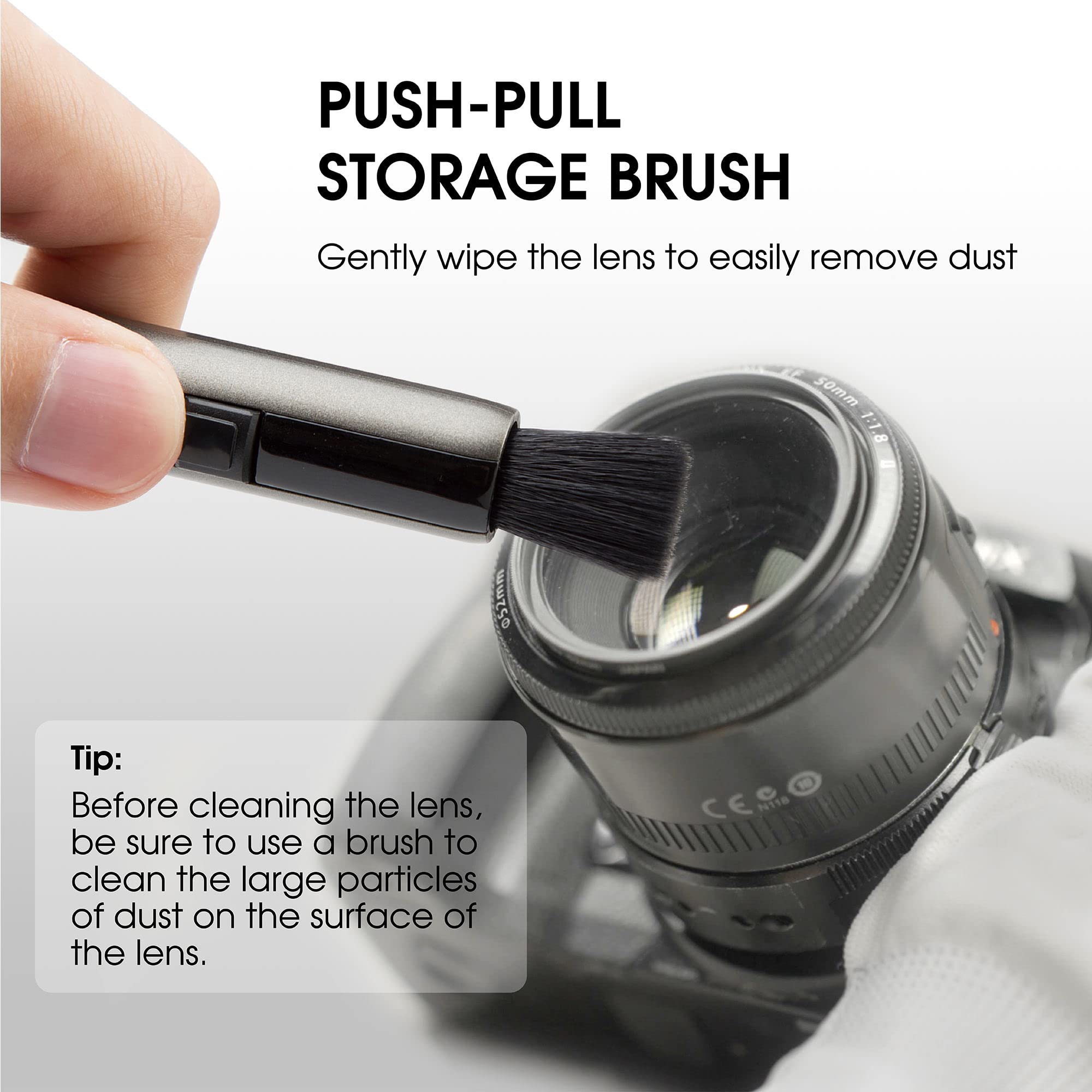 Vsgo V P03E Lens Cleaner Pen Power Switch Lens Cleaning Pen Compatible For Canon, Nikon, Pentax, Sony Digital Camera Cleaning,Ar