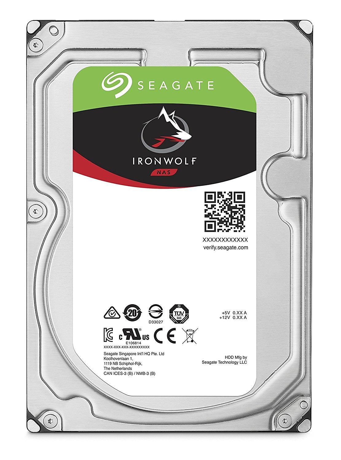 Seagate ST6000VN0033 Iron Wolf Multimedia Server Storage 6TB Internal Hard Drive 3.5'   SATA