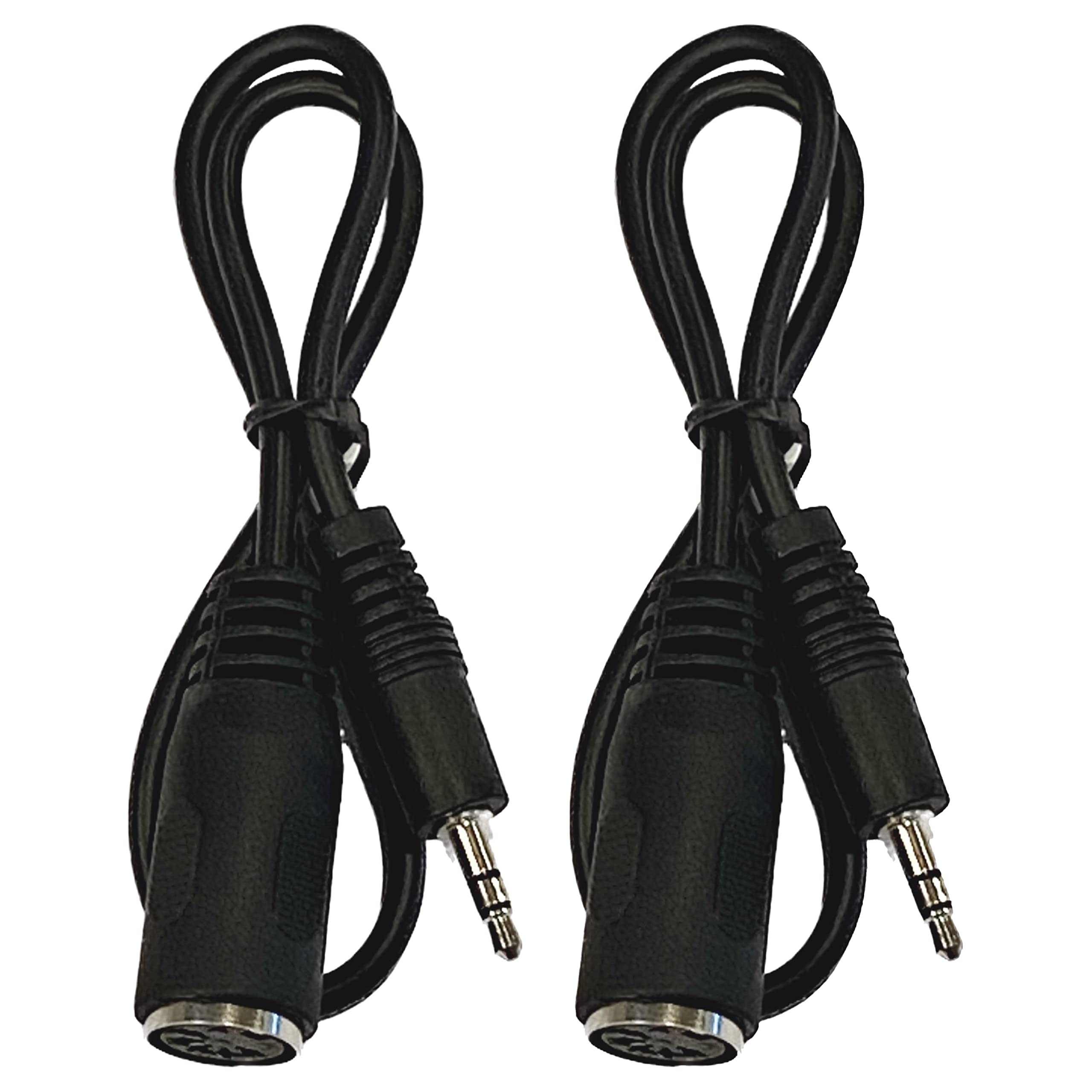 Kurrent Electric (2 Pack Of Type A Midi To 3.5Mm Adapter 14'' Inch Cable