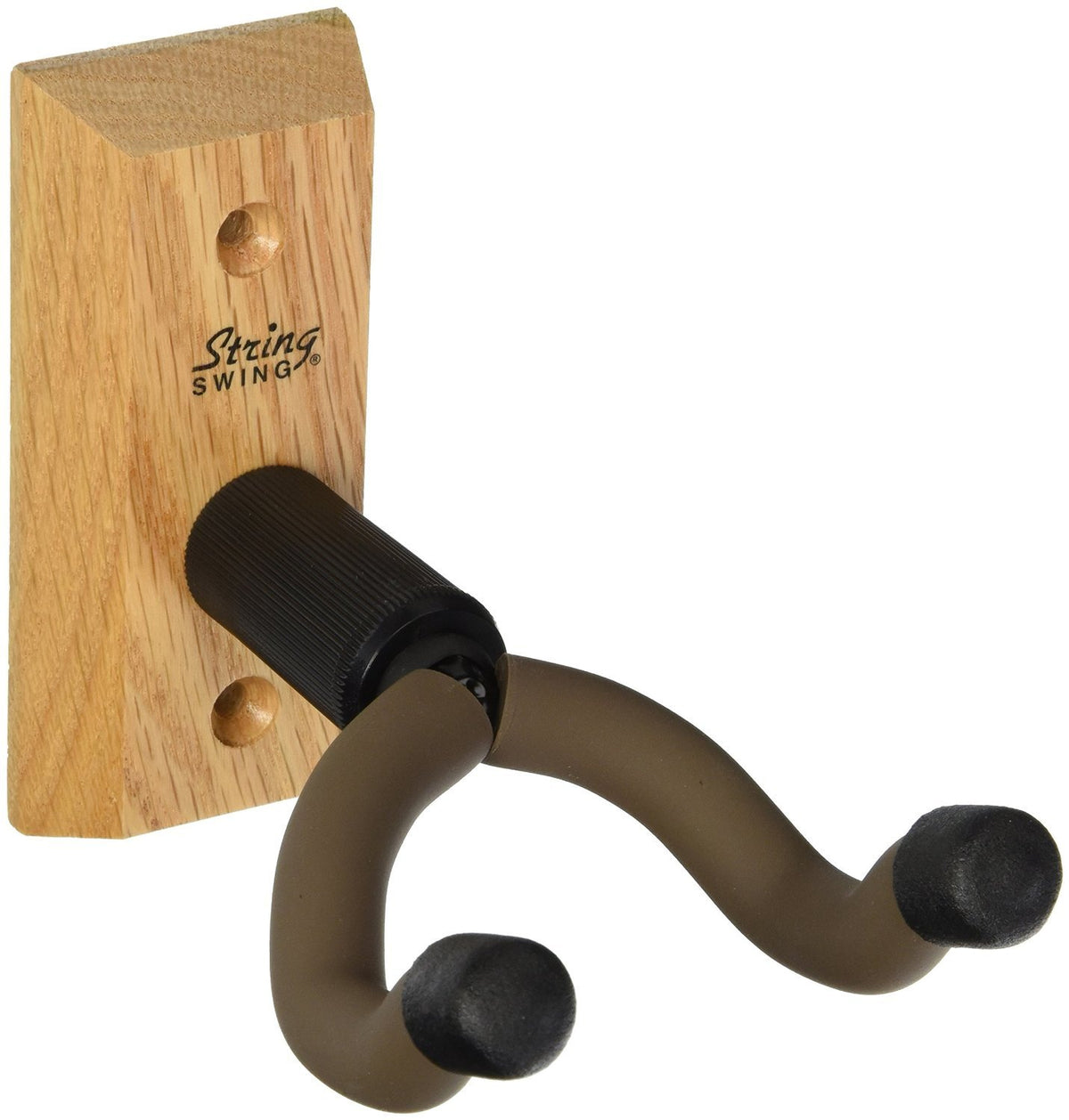 String Swing   4 Pack Oak Wall Mount Guitar Hanger   Guitar Hook For Wall   Hardwood Guitar Wall Hanger   Wall Mounted Guitar Ho