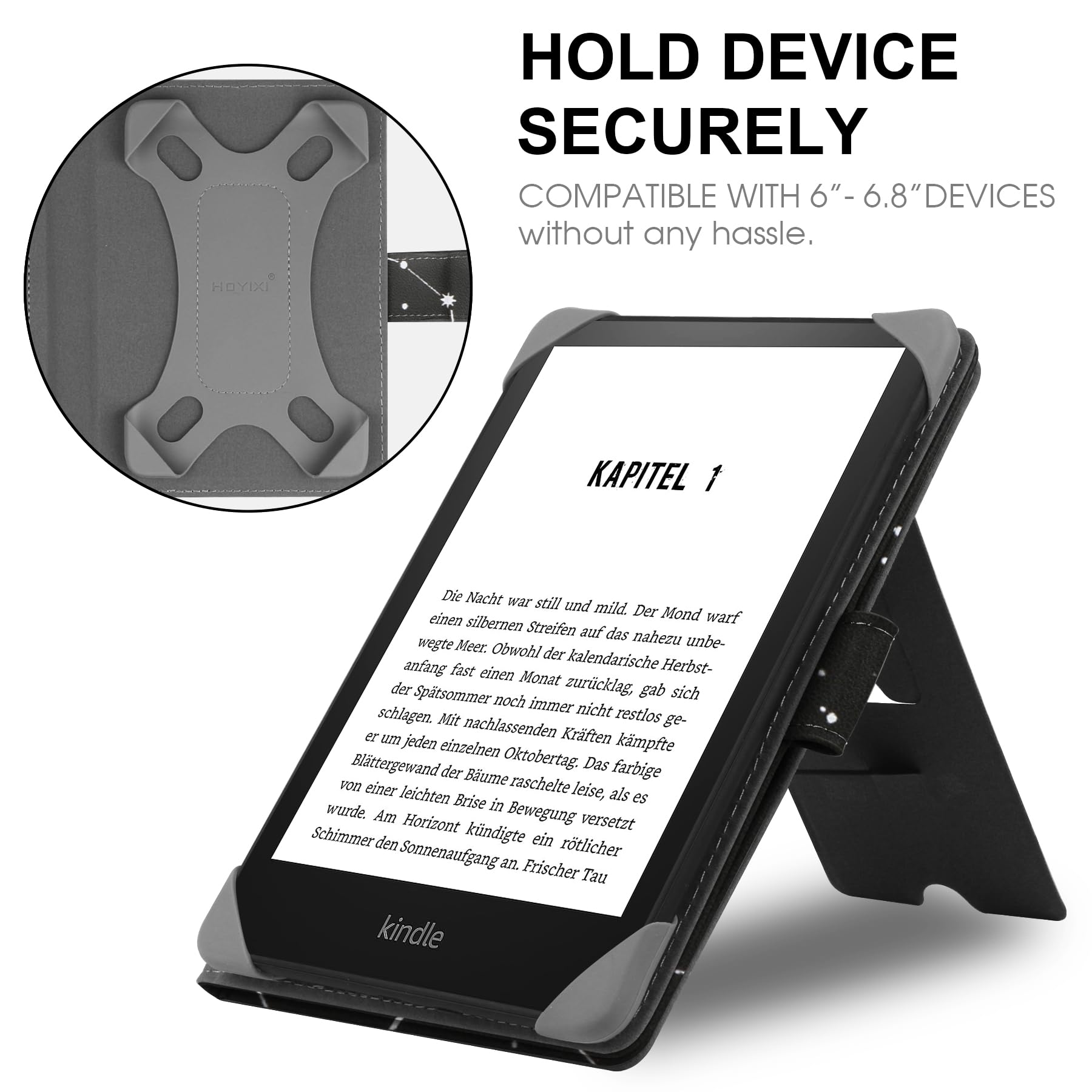 Hoyixi Universal Case Compatible With 6    6.8    Kobo/Pocketbook/Tolino/Sony E Book Ereader Kindle Paperwhite/Kobo Clara Hd/Kob