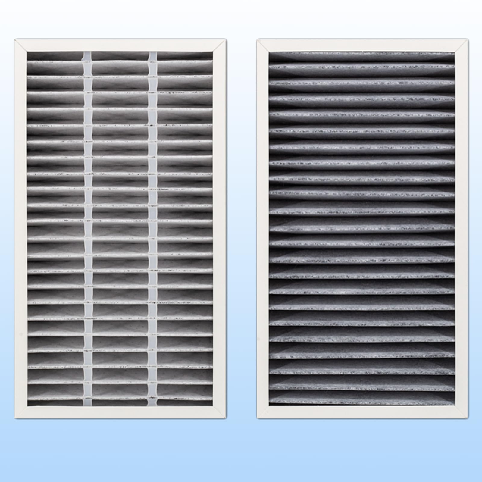 F1 Carbon Allergen Reduction+Odor Removal, Hepa Replacement Filter Compatible With 3M Filtrete C01 T02 Room Air Purifier, 2 Pack