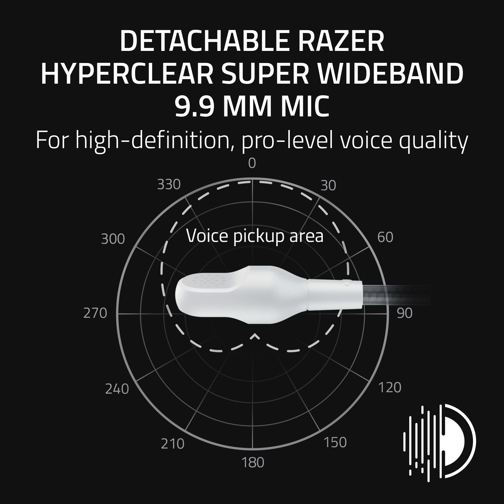 Razer Blackshark V3 Wireless Gaming Headset For Pc: 50Mm Drivers - Super Wideband Mic - 2.4 Ghz, Bluetooth, Usb - Works With Mac