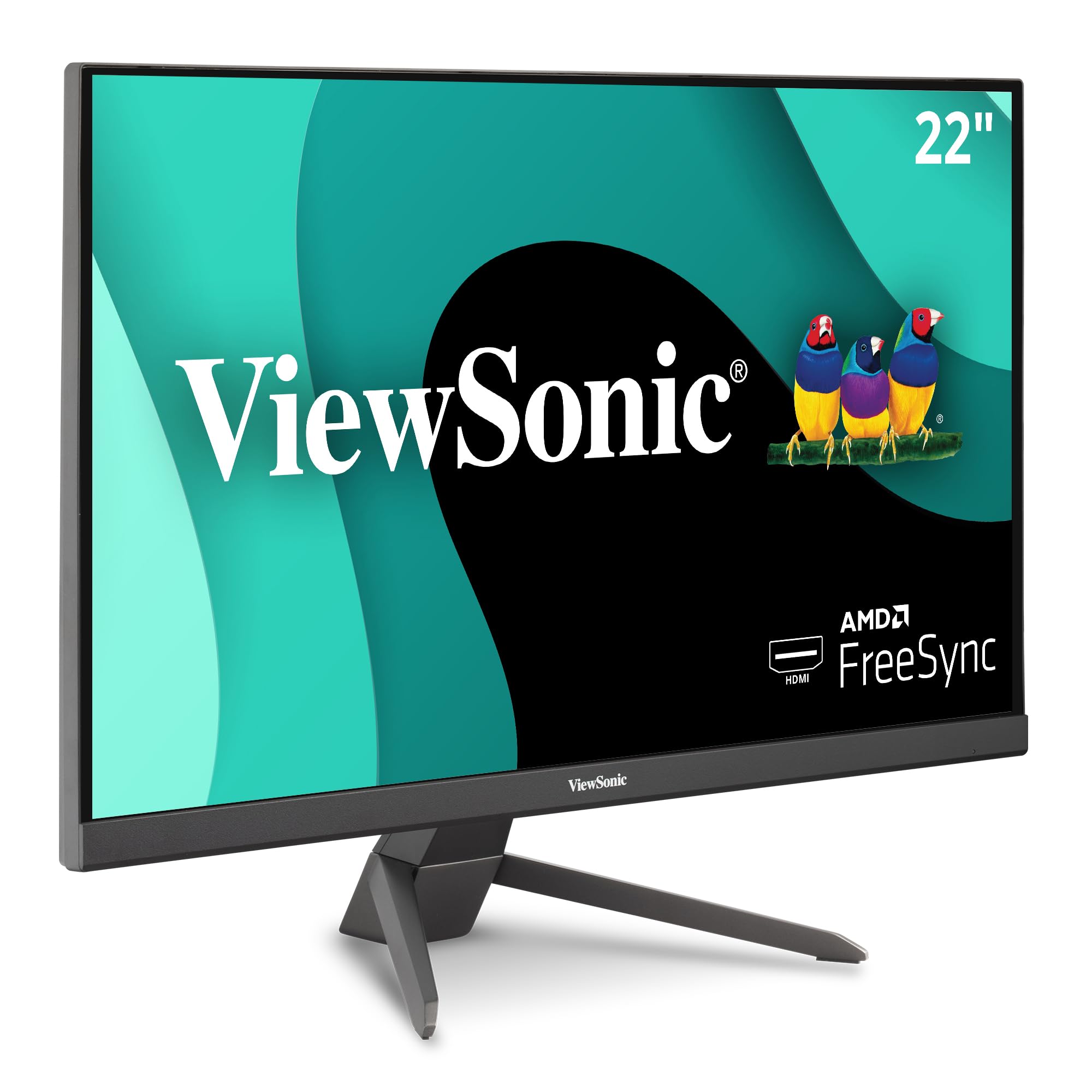 Viewsonic Vx2267 Mhd 22 Inch 1080P Gaming Monitor With 75Hz, 1Ms, Ultra Thin Bezels, Freesync, Eye Care, Hdmi, Vga, And Dp