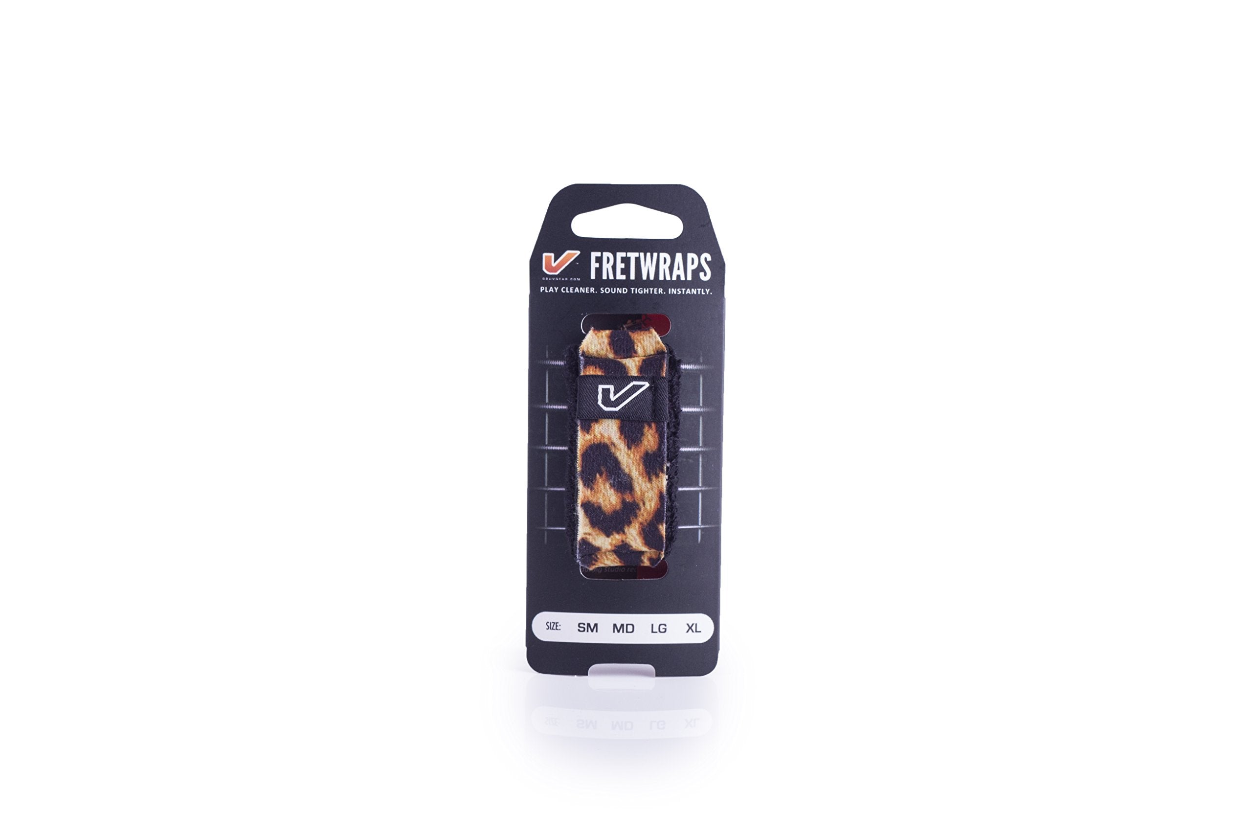 Gruv Gear Fretwraps Wild 'Leopard' String Muter 1 Pack (Small) (Fw 1Pk Lep Sm)
