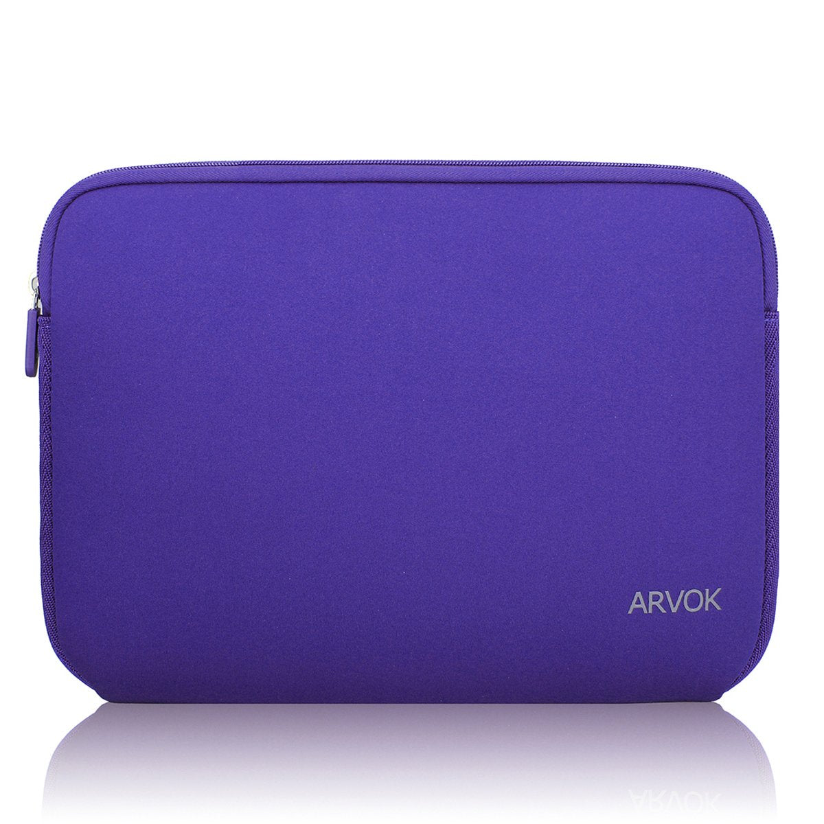 Arvok 11 11.6 12 Inch Laptop Sleeve Case for MacBook Air 12, Water-Resistant Neoprene Notebook Computer Tablet Sleeve, Carrying Bag Cover for Chromebook/HP/Dell/Lenovo/Asus/Acer, Purple