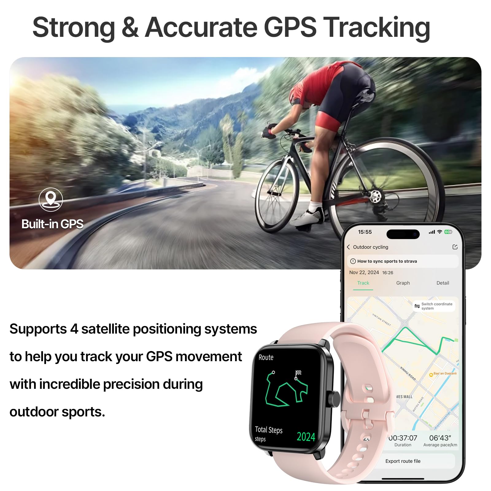 Smart Watch For Women(Answer/Make Call), 2025 New Smartwatch 1.83 '' Hd Fitness Watch With Gps Built-In, 100+ Sport Modes, Heart