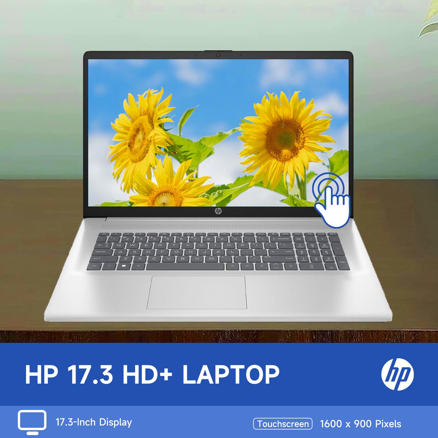 Hp High Performance 17.3'' Laptop, 17.3'' Hd+ Touchscreen, 8 Cores Intel I3 N305, 32Gb Ram, 128Gb Emmc + 1Tb Pcie Ssd, Webcam, H