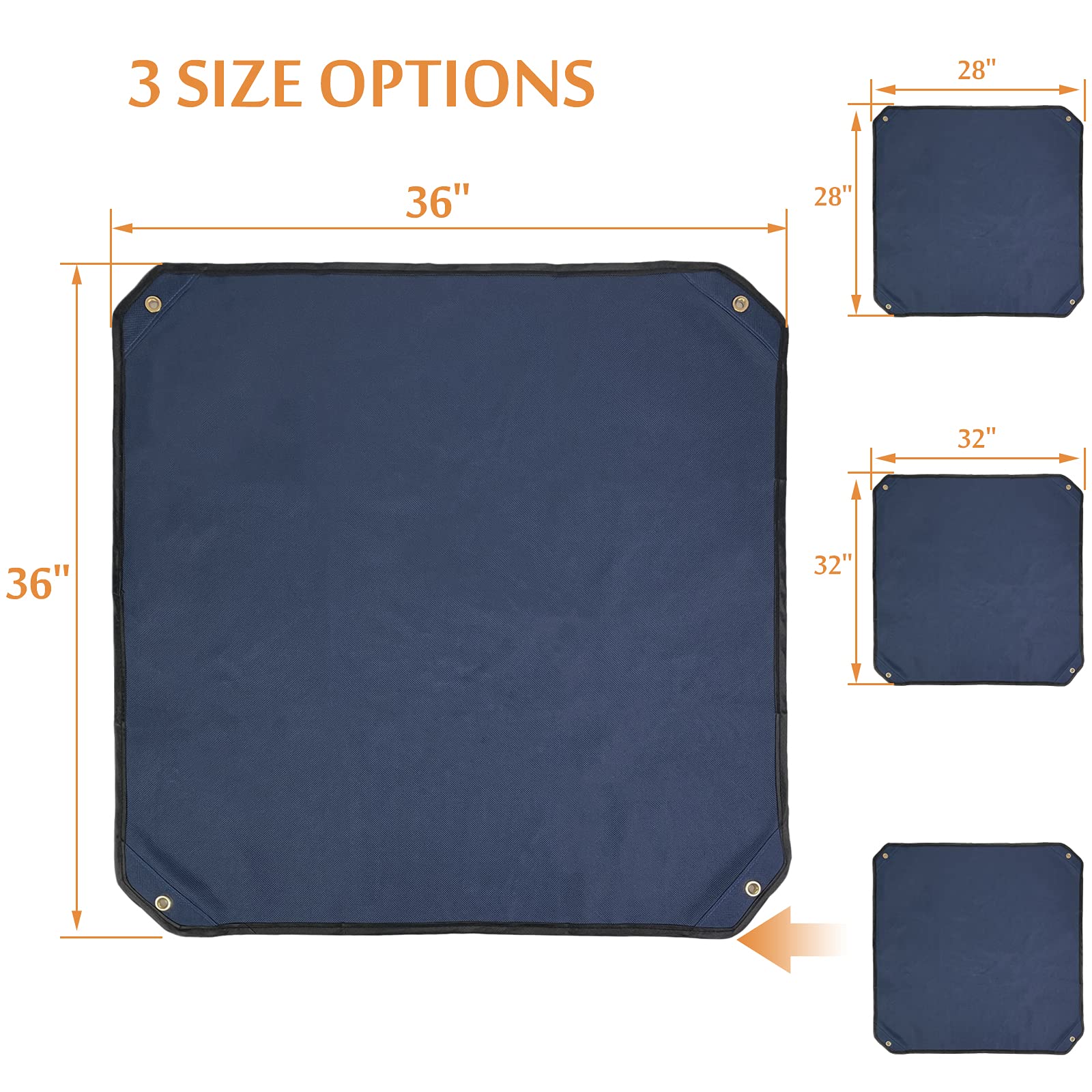 Foozet Air Conditioner Cover For Outside Units, Ac Cover For Central Units, Heavy Duty Winter Top, 36 X 36 Inches