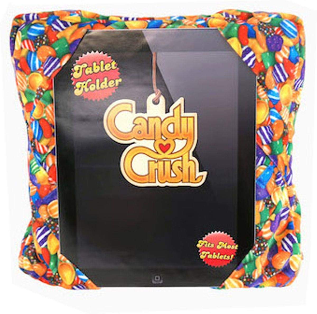 Candy Crush Candy Pattern Plush Tablet Holder