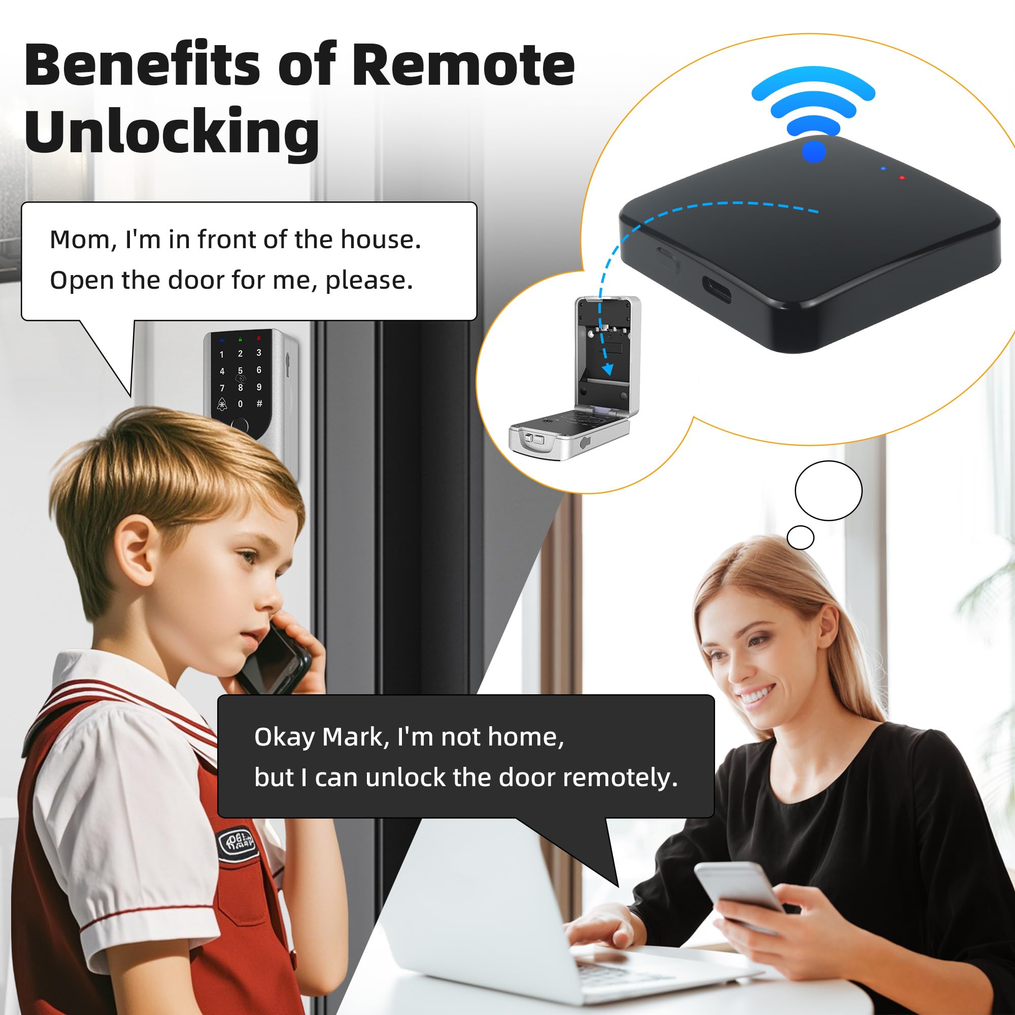 Kenrone Smart Tuya Gateway,Tuya App Remote Control,Devices With Bluetooth Connectivity To Tuya-Enabled Functions,Support Smart K