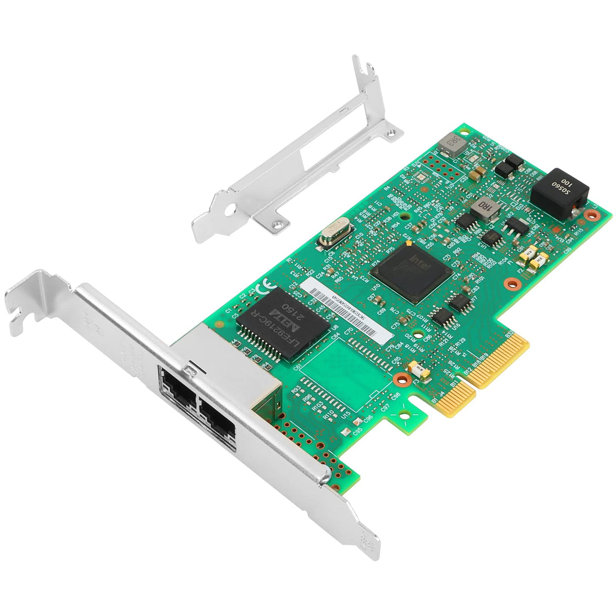 Gigabit Ethernet Converged Network Adapter With Intel I350Am2 Chipset, Dual Rj45 Port Pcie 2.0 X4 Gbe Network Card For Windows/W