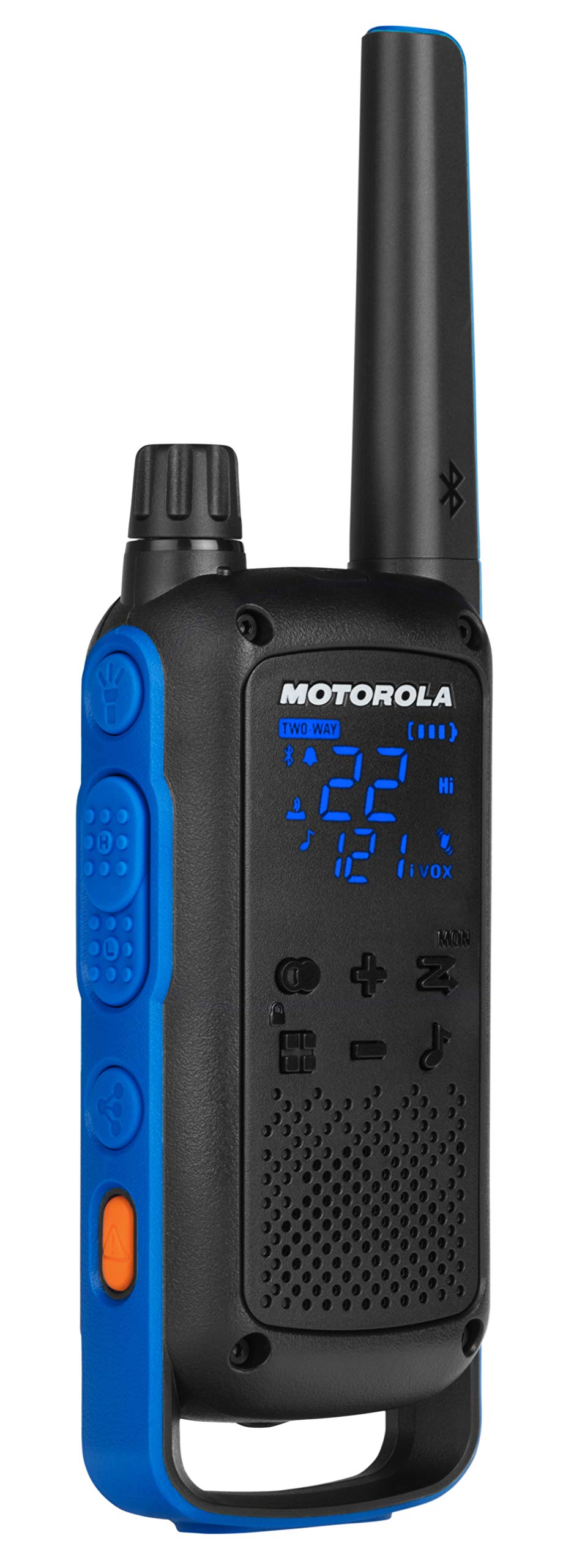 Motorola Talkabout T800 Two Way Radios, 2 Pack, Black/Blue