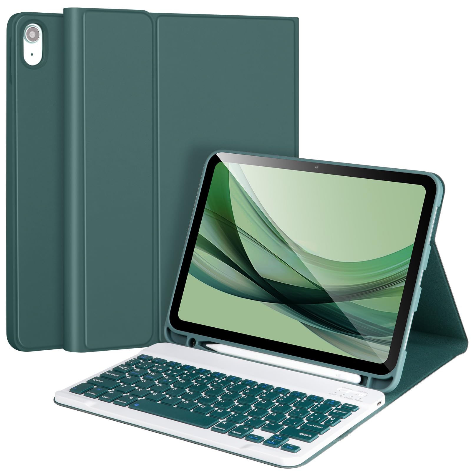 Ahywtan Keyboard Case For Ipad 10Th Gen 2022 10.9,Ipad 10Th Generation Case With Keyboard,Keyboard For Ipad10Th Gen With Pencil