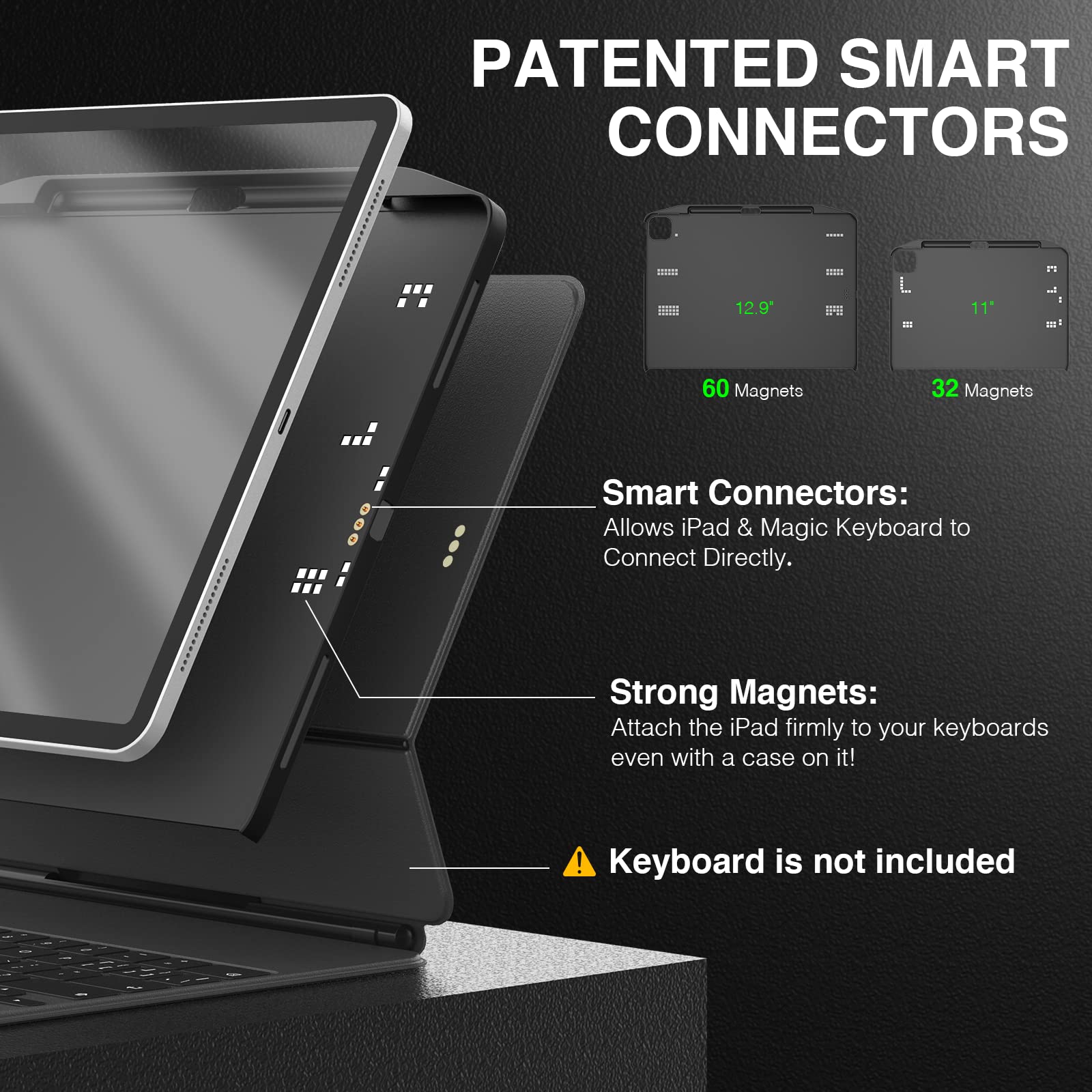Switcheasy Coverbuddy Lite For Ipad Pro & Ipad Air Case, Work With Magic Keyboard & Smart Keyboard Folio (Keyboard Not Included)
