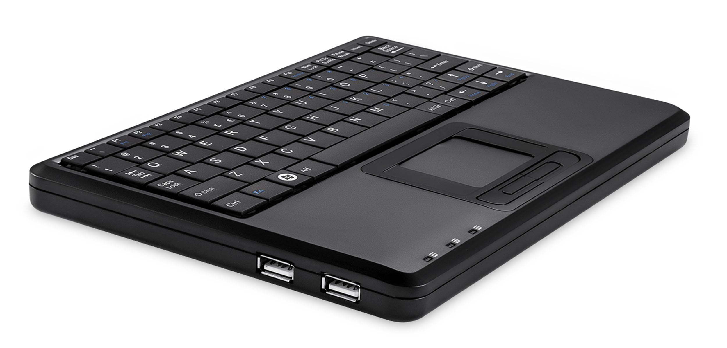 Perixx 11630 Periboard 510H Plus   Teclado Espaol   Usb Con Cable, Con Touchad Multi Gestos Integrado Y 2 Entradas Usb   Dimensi