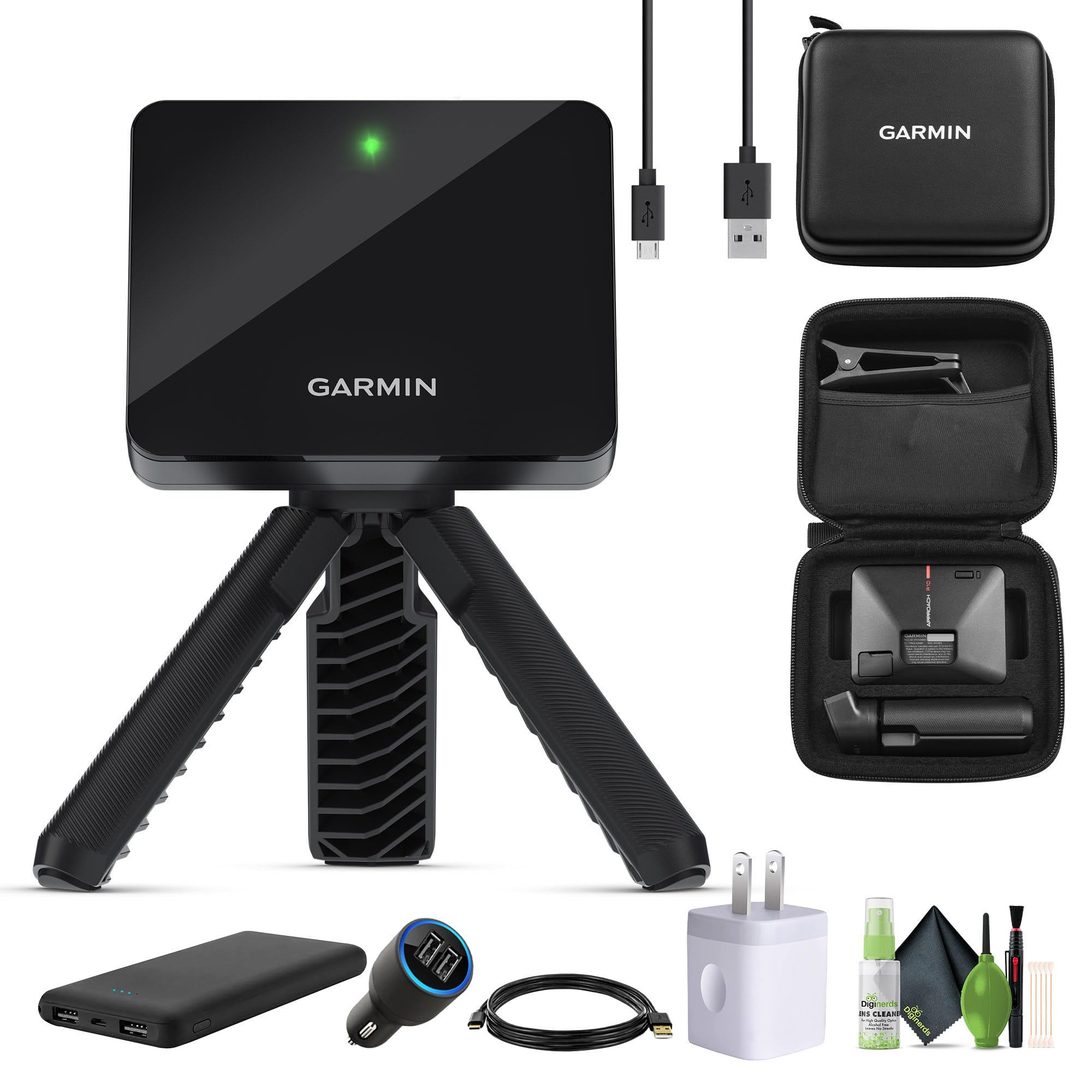 Garmin Approach R10 Portable Golf Launch Monitor, Golf-Simulator to Take Your Game Home, Indoor or to The Driving Range, Track M