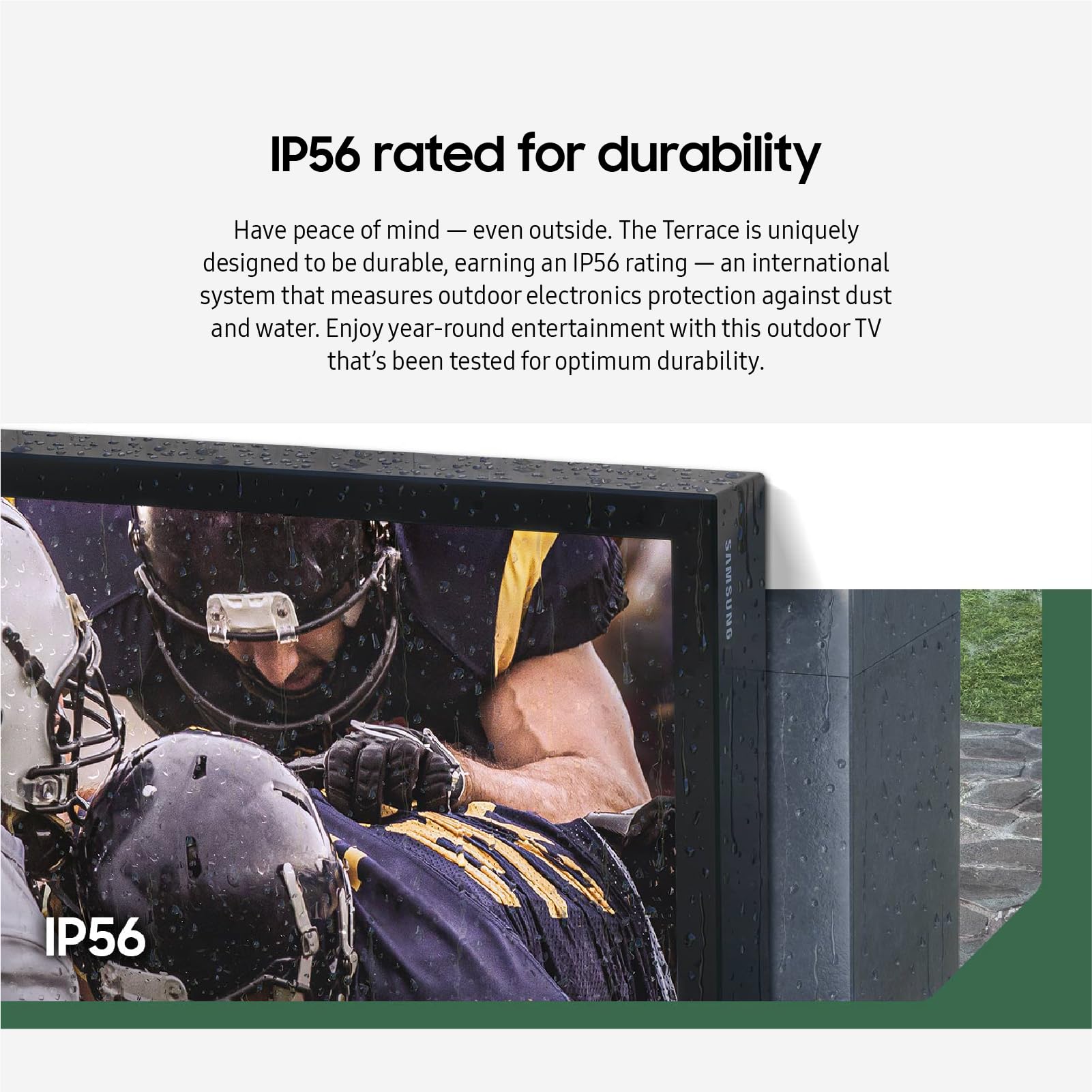 Samsung 55-Inch Class Neo Qled 4K The Terrace Partial Sun, Quantum Hdr+, Dolby Atmos, Wide Viewing Angle, Weather Resistant, Ant