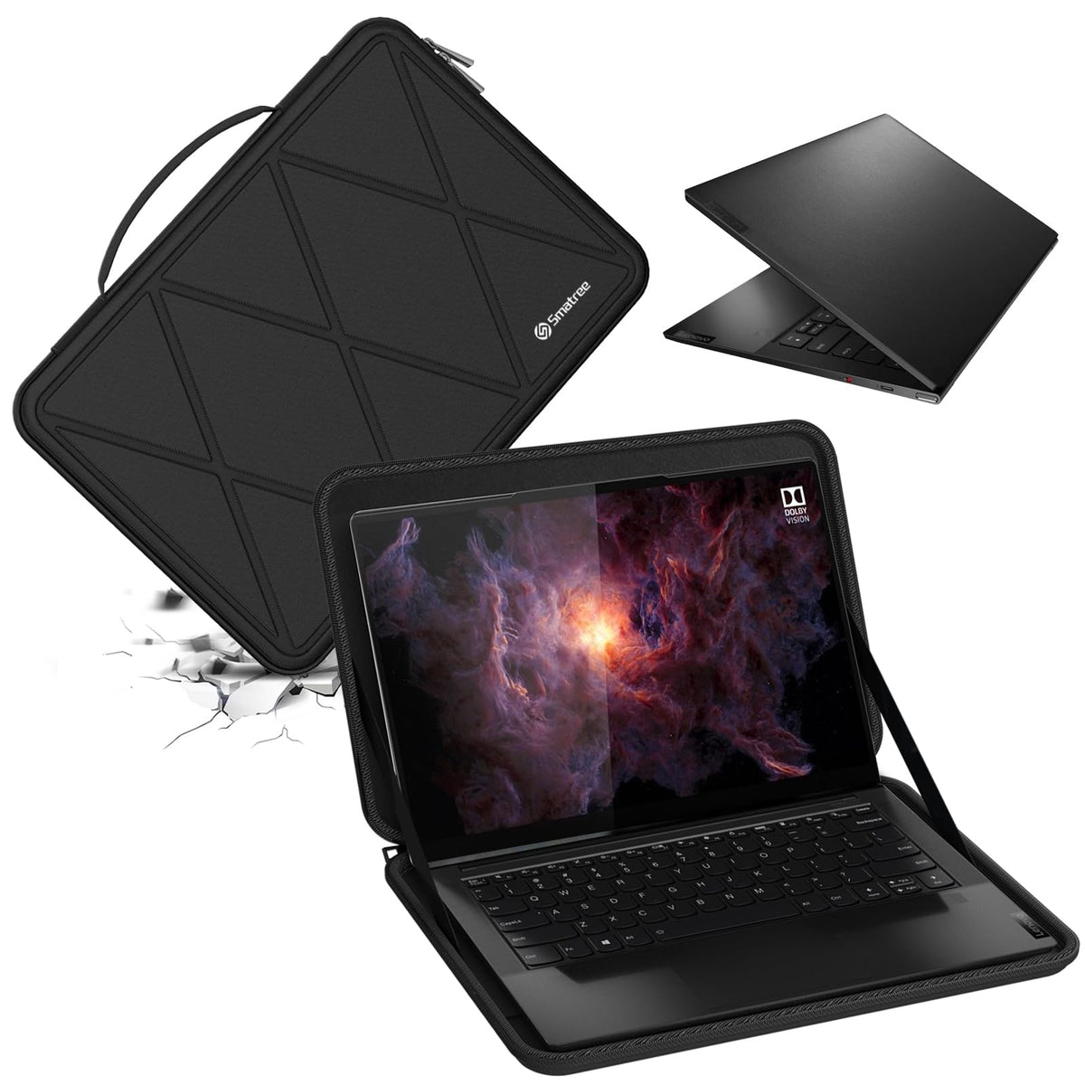 Smatree Hard EVA Protective Sleeve Case Compatible for 14 inch Lenovo Yoga 9i 2-in-1 Aura Edition Copilot+PC, for 14 inch Lenovo Slim 9i, for 14 inch Gen 12 Lenovo ThinkPad X1 Carbon Laptop (X8037)