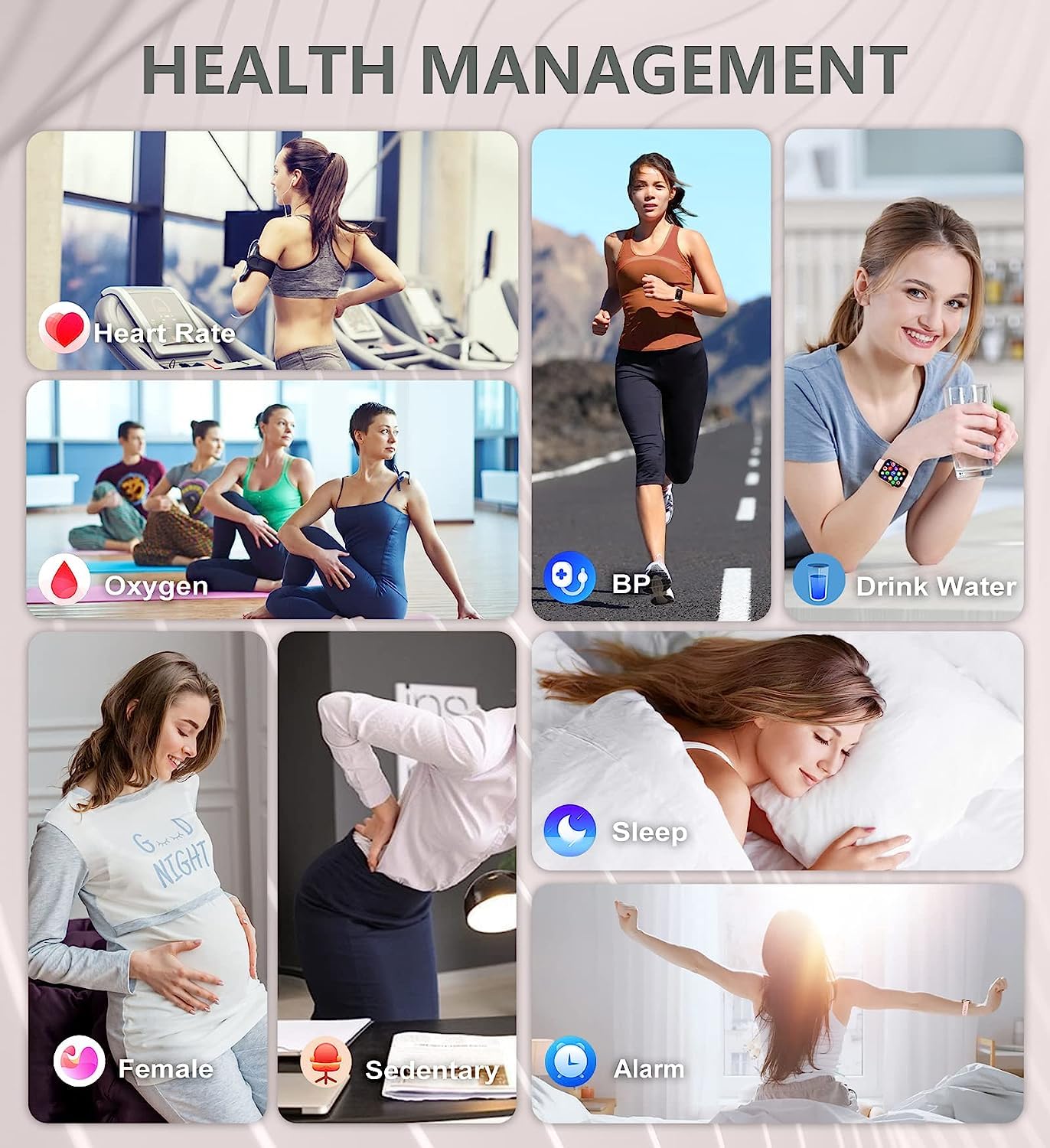 Smartwatch For Android Iphone Compatible, Smart Watches For Women(Call Receive/Dial), 1.85'' Waterproof Fitness Tracker With Ai