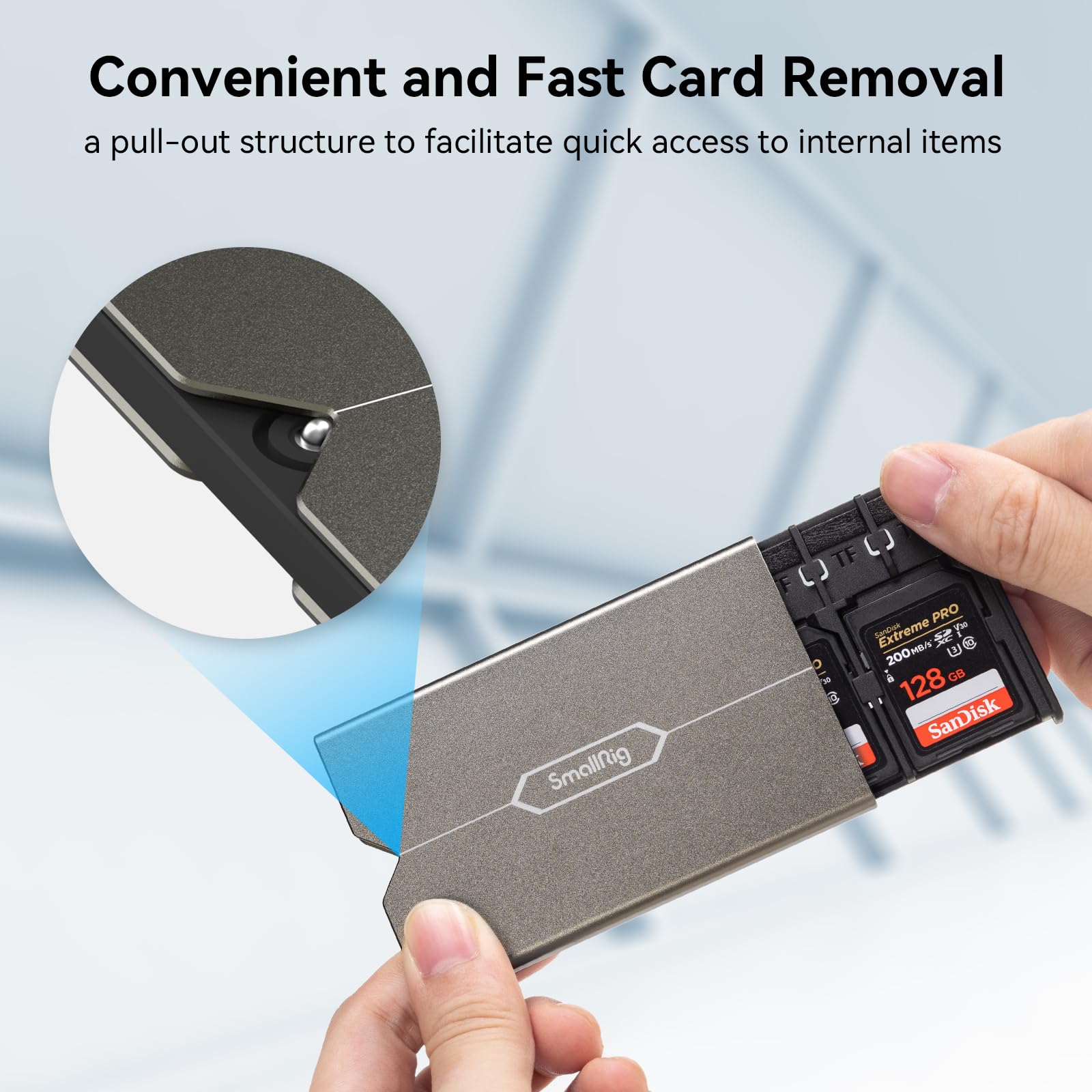 Smallrig Memory Card Case Holder Anti-Shock Anti-Fall And Scratch Suitable For Sd/Micro Sd/Sim Cards For Photography Enthusiasts