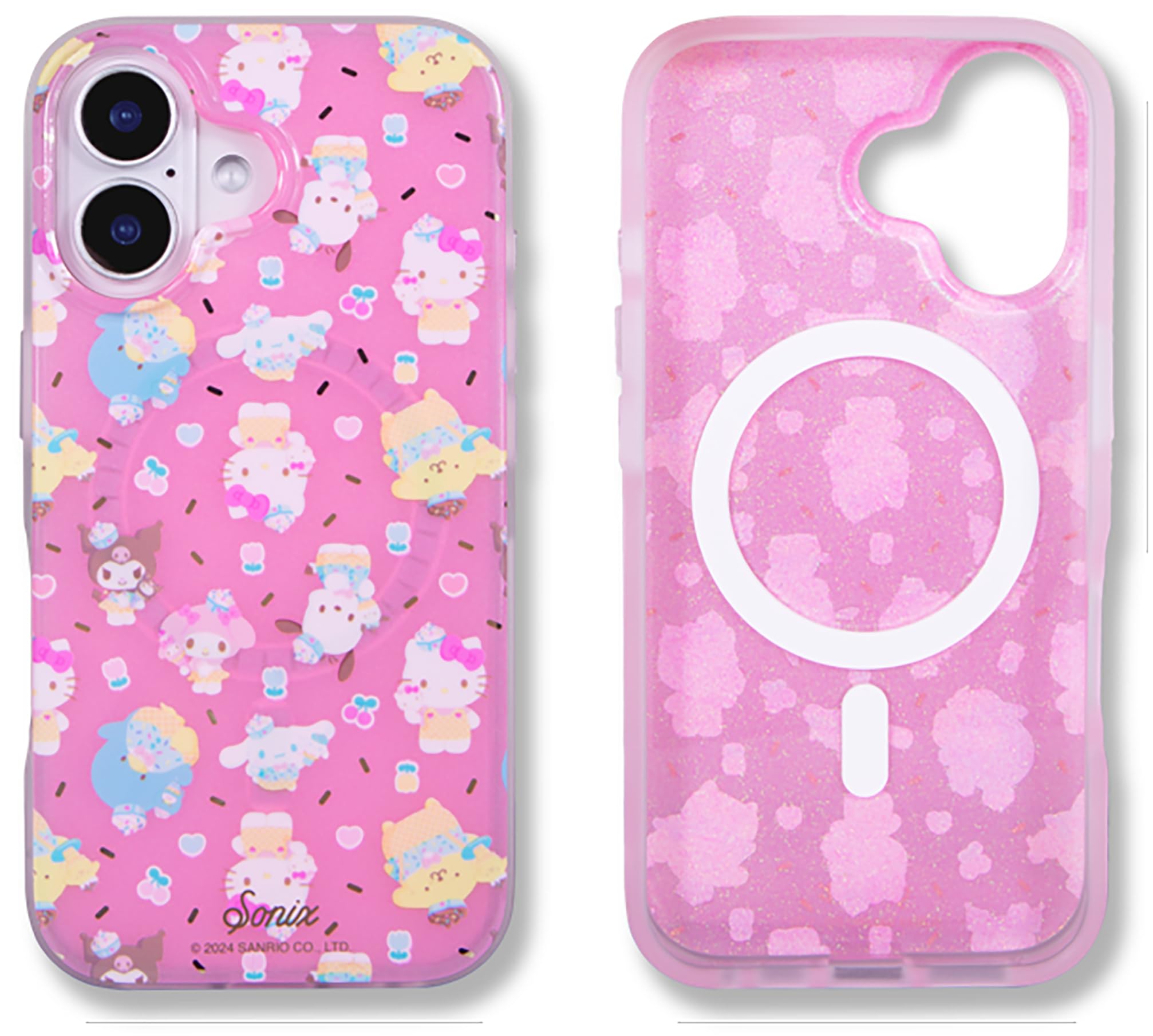 Sonix X Sanrio Case For Iphone 16 | Compatible With Magsafe | 10Ft Drop Tested | Hello Kitty And Friends Ice Cream Parlor