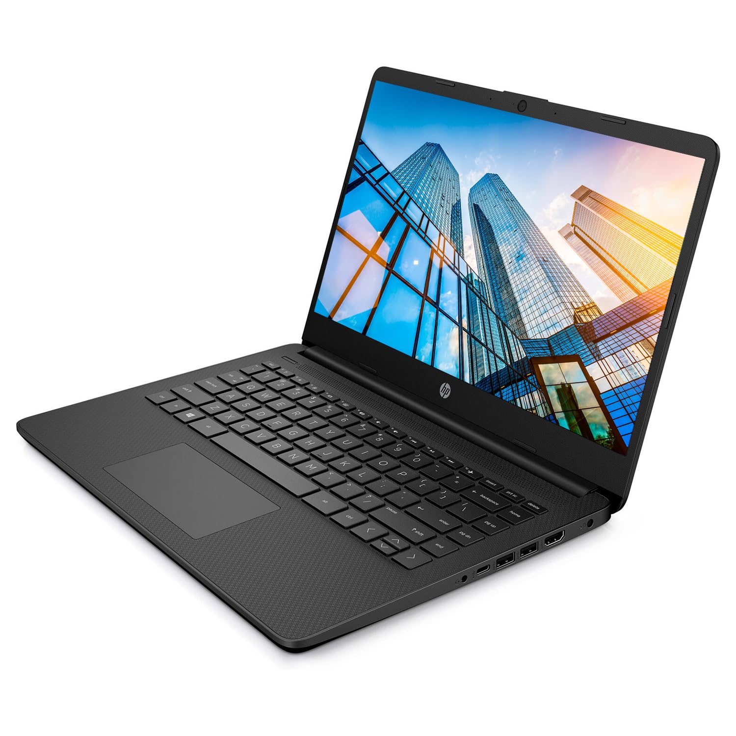 Hp Essential Laptop, 14'' Hd Touchscreen, Amd Ryzen 3 5300U, 8Gb Ram, 512Gb Ssd, Webcam, Hdmi, Wi Fi 5, Windows 11 Home, Black
