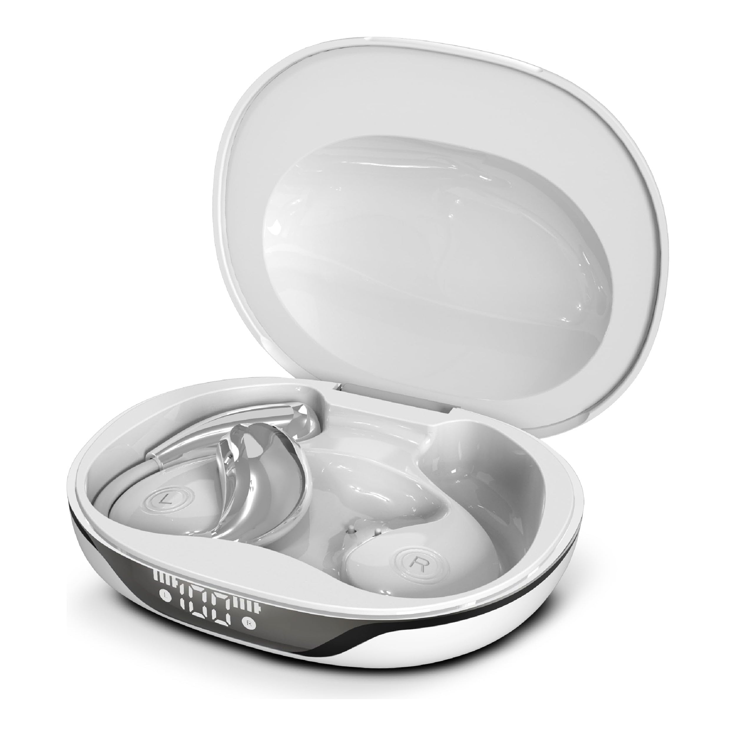 RCA Wave88 (White)  AI Translation Earbuds, 3in1 RealTime Translator, 144 Languages, OpenEar Bluetooth 5.4 Wireless Earpho