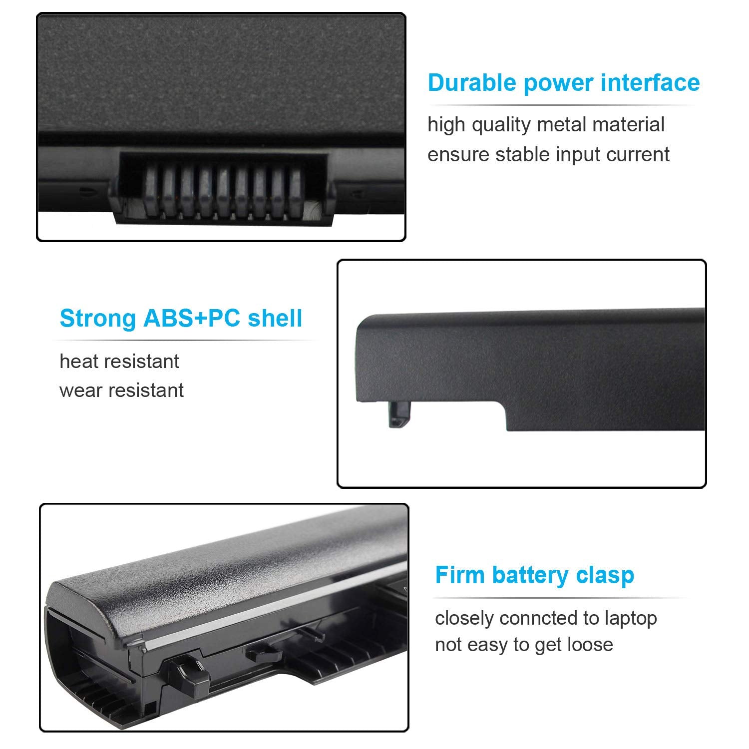 Hs04 Hs03 807956 001 807957 001 Hstnn Lb6U Hstnn Lb6V Laptop Battery Compatible With Hp 240 245 246 250 255 256 G4, Notebook 14