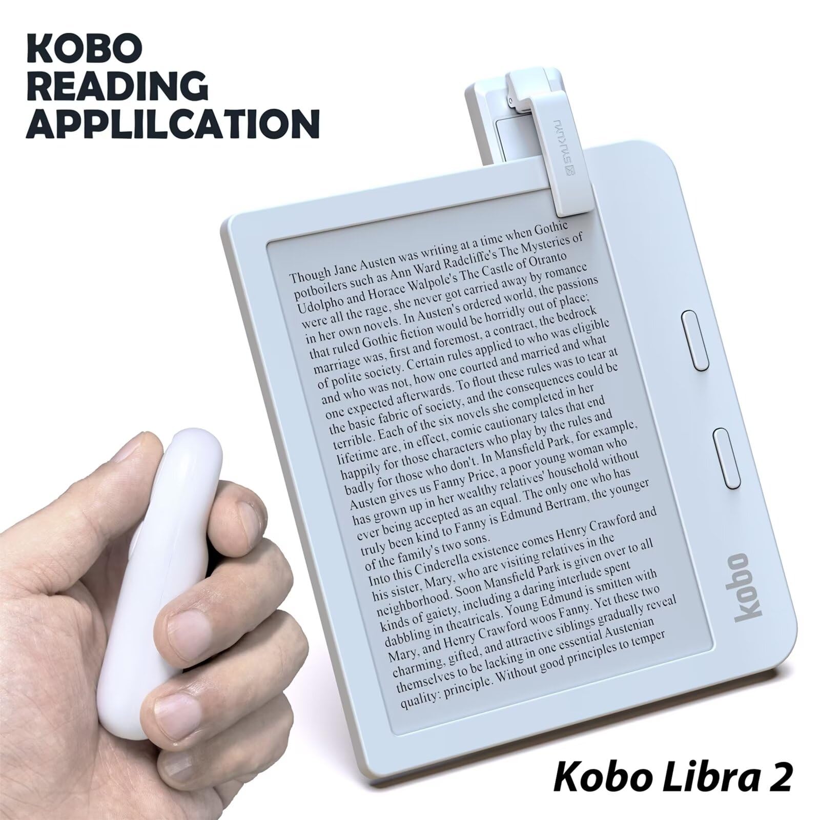 Sk Syukuyu Rf Remote Control Page Turner For Kindle Reading Ipad Surface Comics, Iphone Android Tablets Reading Novels Taking Ph