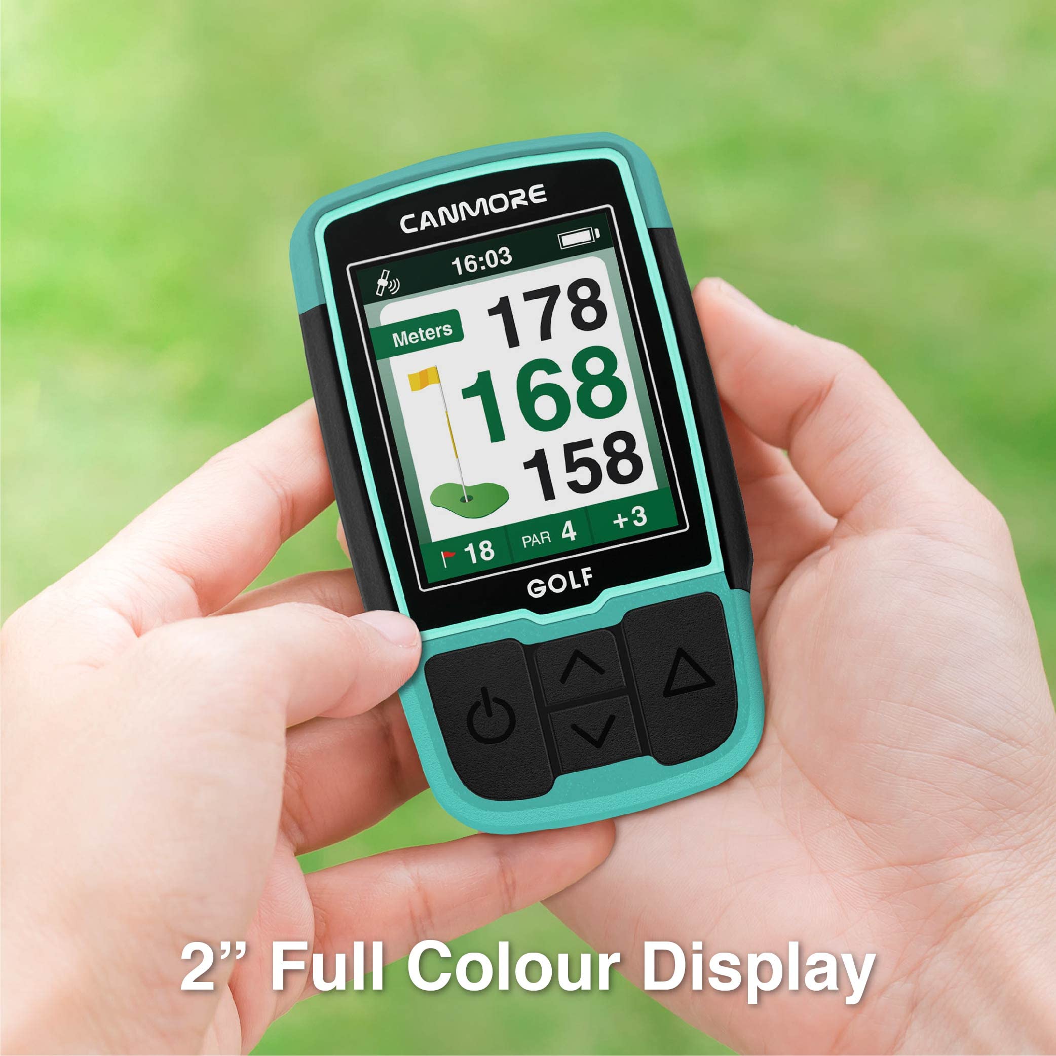 Canmore Preceding Hg200 Handheld Gps Golf Device (Turquoise_Preceding)