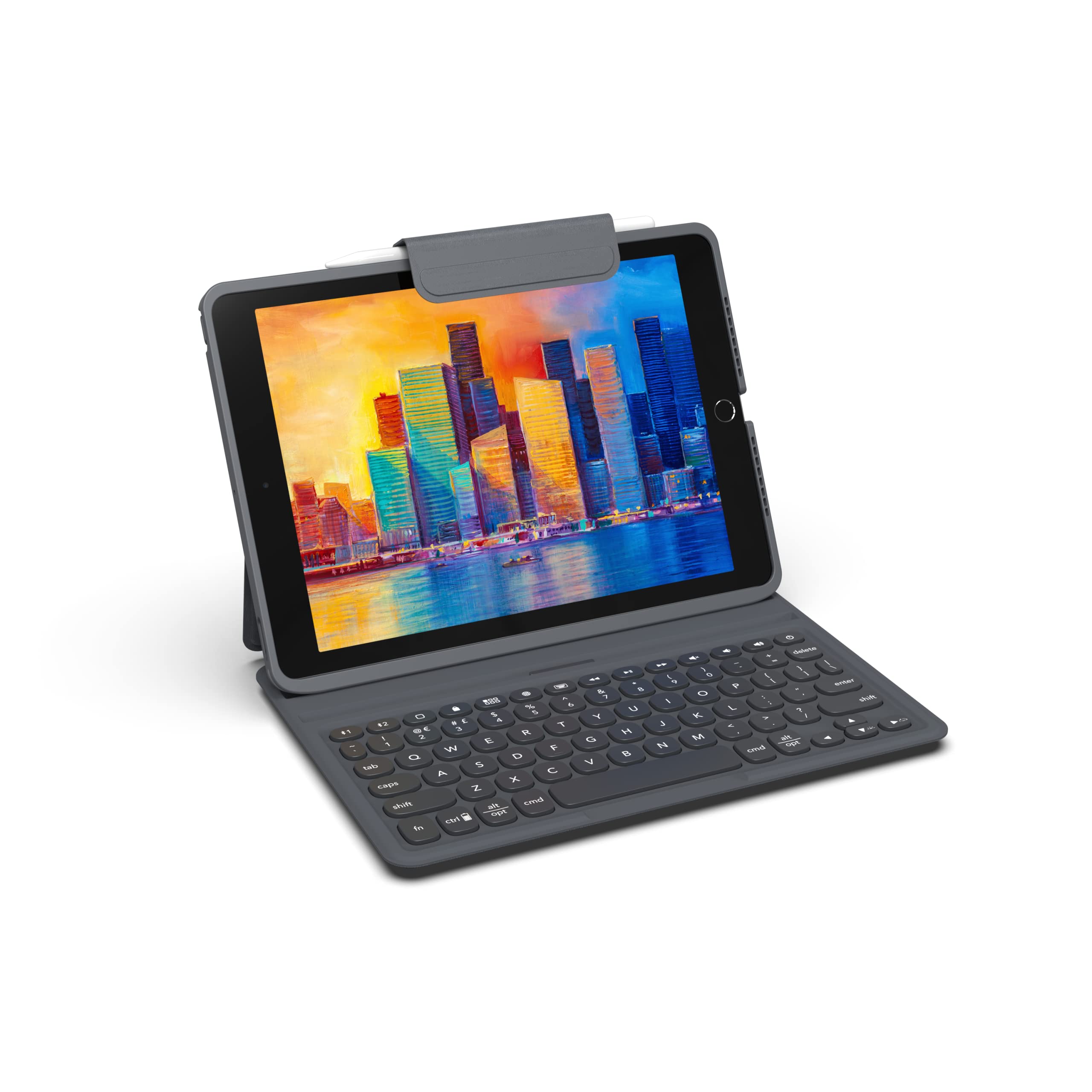 ZAGG Pro Keys Detachable Case & Wireless Keyboard for Apple iPad 10.2 (Gen 9, 8, 7) - Bluetooth Pairing, Backlit Laptop-Style Ke