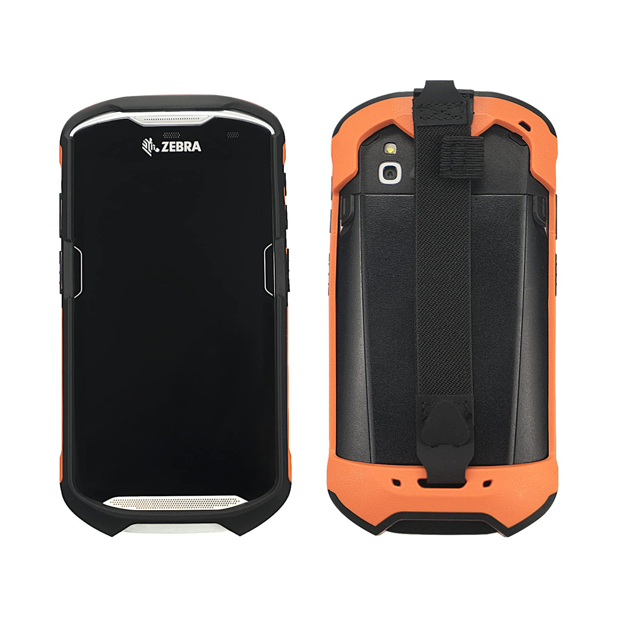 Protective Cover Bumper Case Rugged Boot With Hand Strap For Zebra Tc51 Tc510K Tc52 Tc56 Tc57 Orange