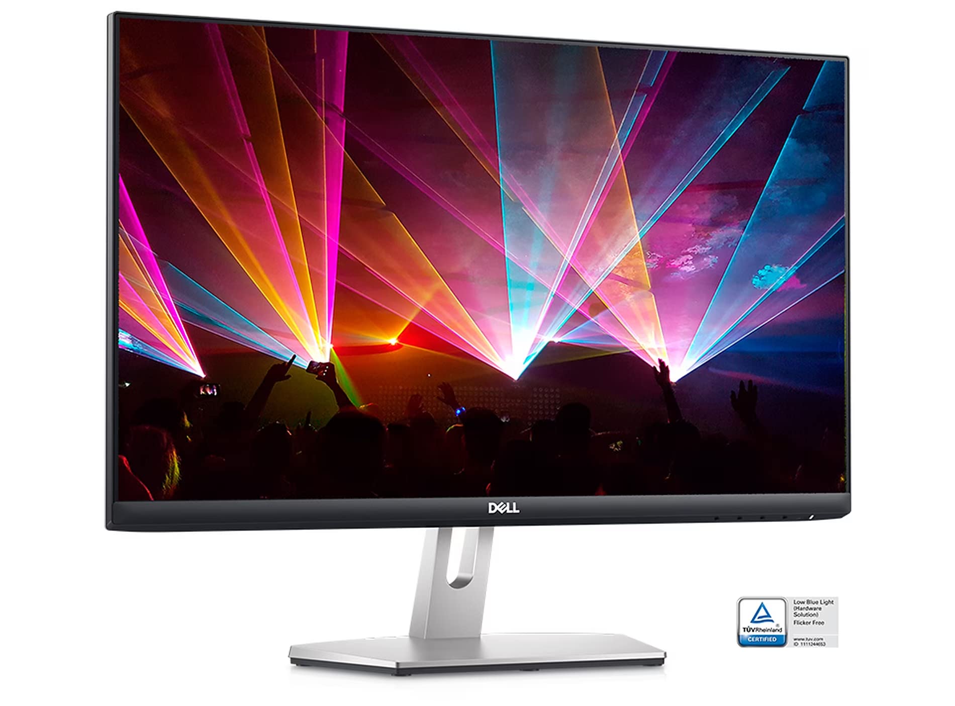Dell S2421HN 24 Inch Full HD 1080p (1920 x 1080) 75Hz IPS Ultra Thin Bezel Monitor 2 x HDMI Ports, Audio Line Out, Adaptive AMD FreeSync, Silver