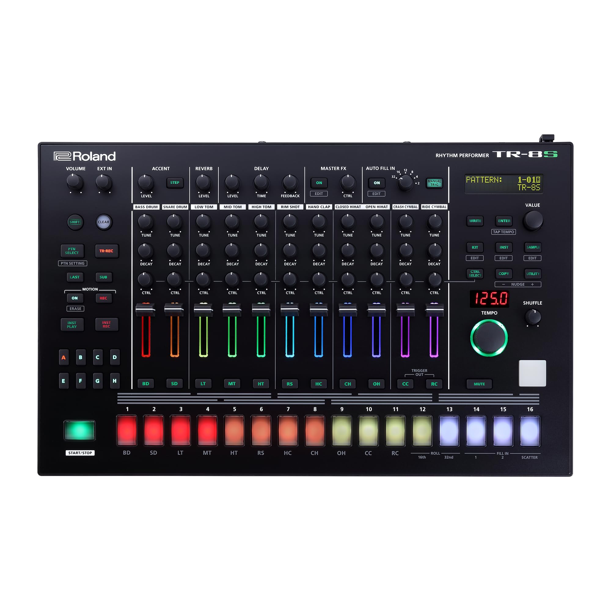 Roland TR-8S Rhythm Performer | Advanced Drum Machine with Classic TR Drum Sounds Including the TR-808, TR-909, TR-707, TR-727, 